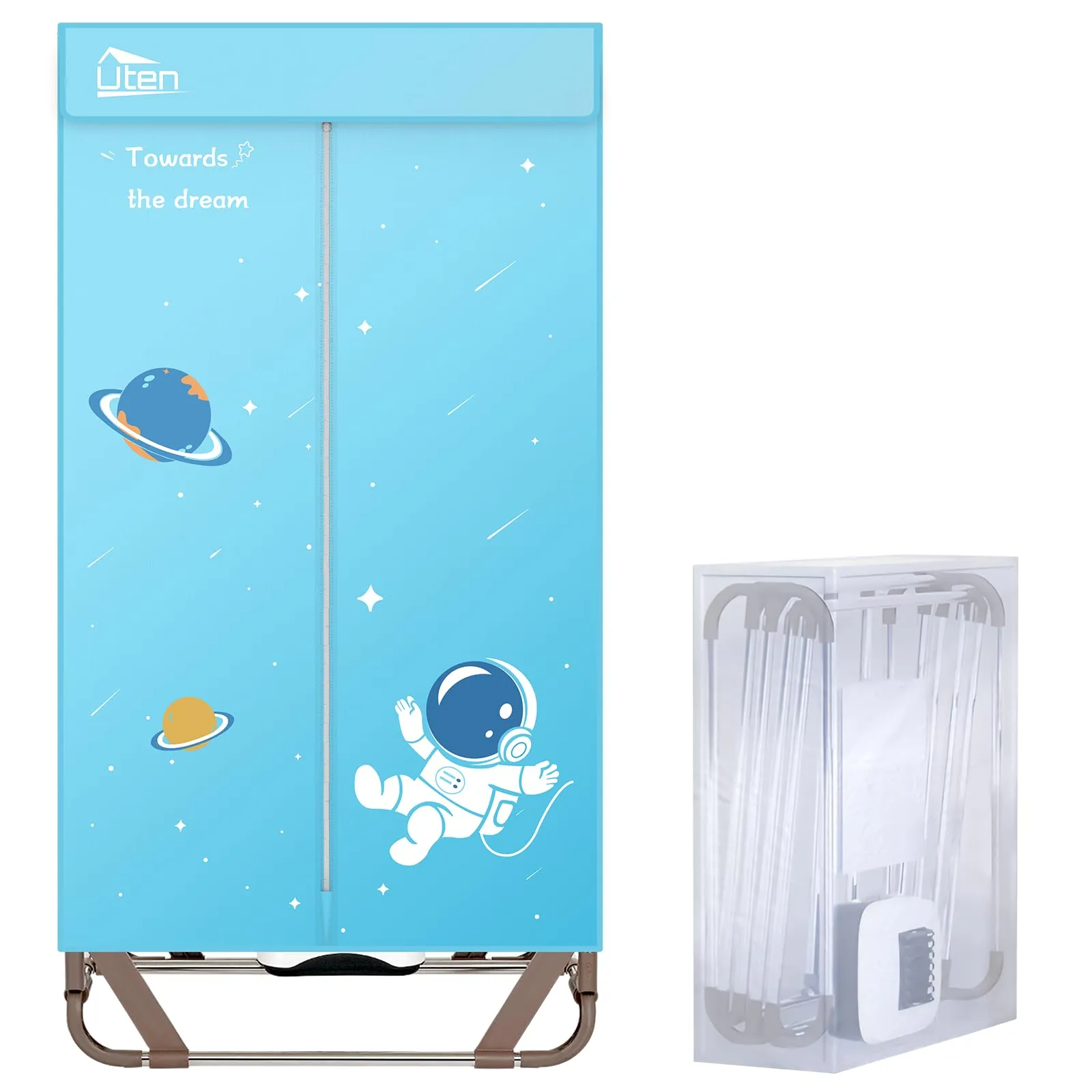 Uten Asciugatrice Pieghevole 140cm, 1500W Portatile, Capacità 15kg - immagine 1