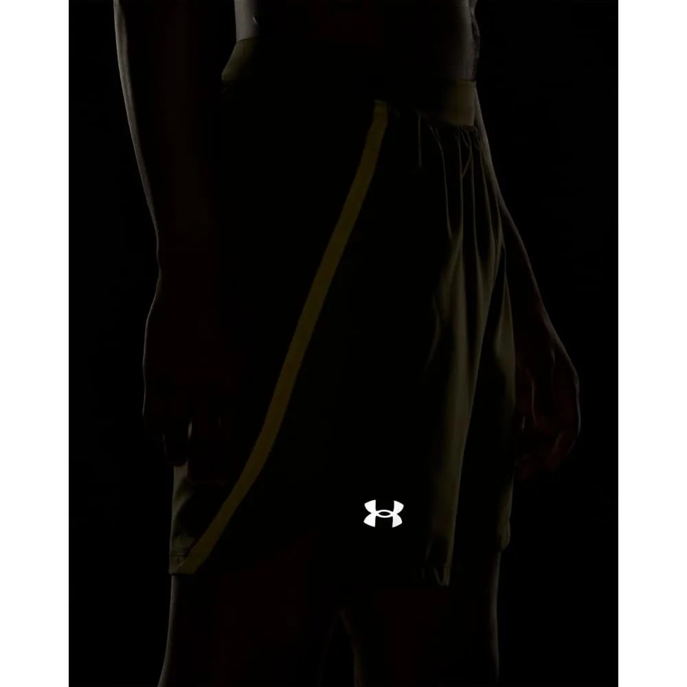 Under Armour Launch Run 7 Inch Pantaloncini - Verde - XL - immagine 4