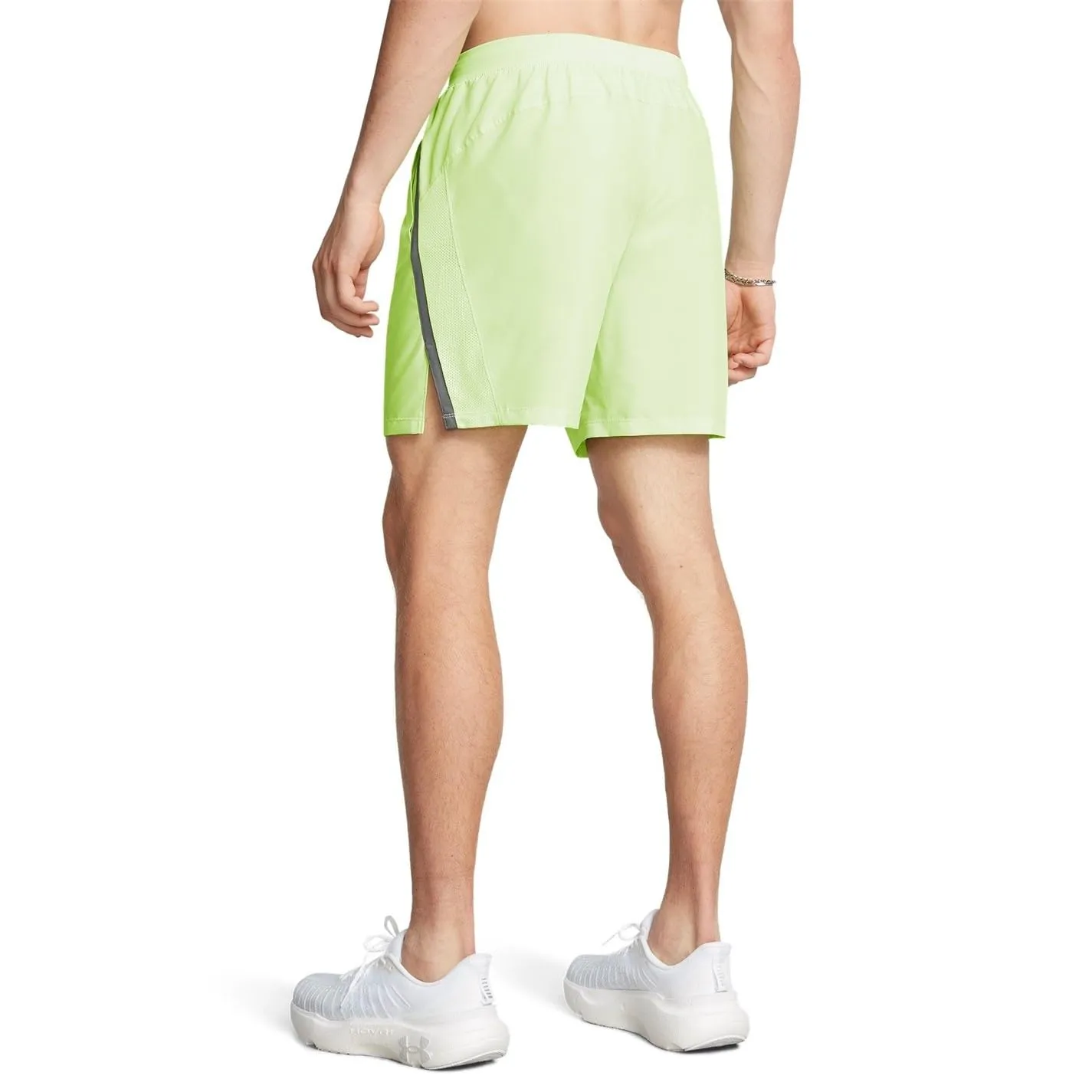 Under Armour Launch 7" Men's Shorts, Morph Verde (304), XS - immagine 3