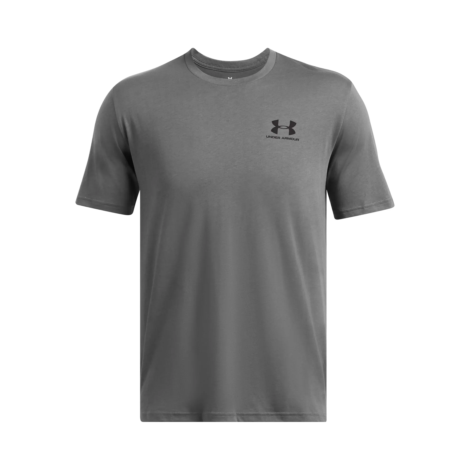 Under Armour Men's Left Chest Logo T-Shirt - Castlerock/Black - XL - immagine 1