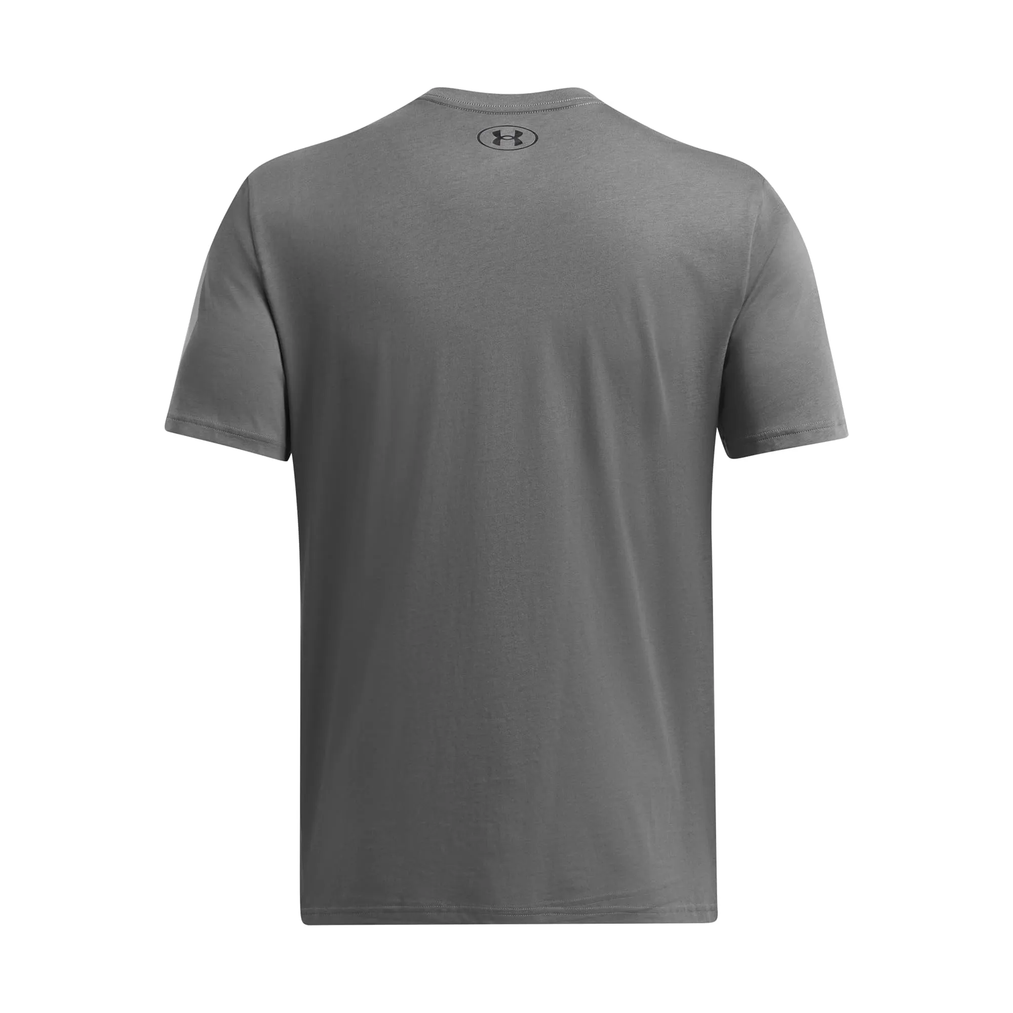 Under Armour Men's Left Chest Logo T-Shirt - Castlerock/Black - XL - immagine 3