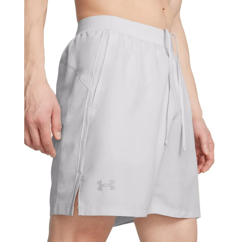 Under Armour Launch Run 7" Pantaloncini da uomo - Grigio Alone - immagine 6