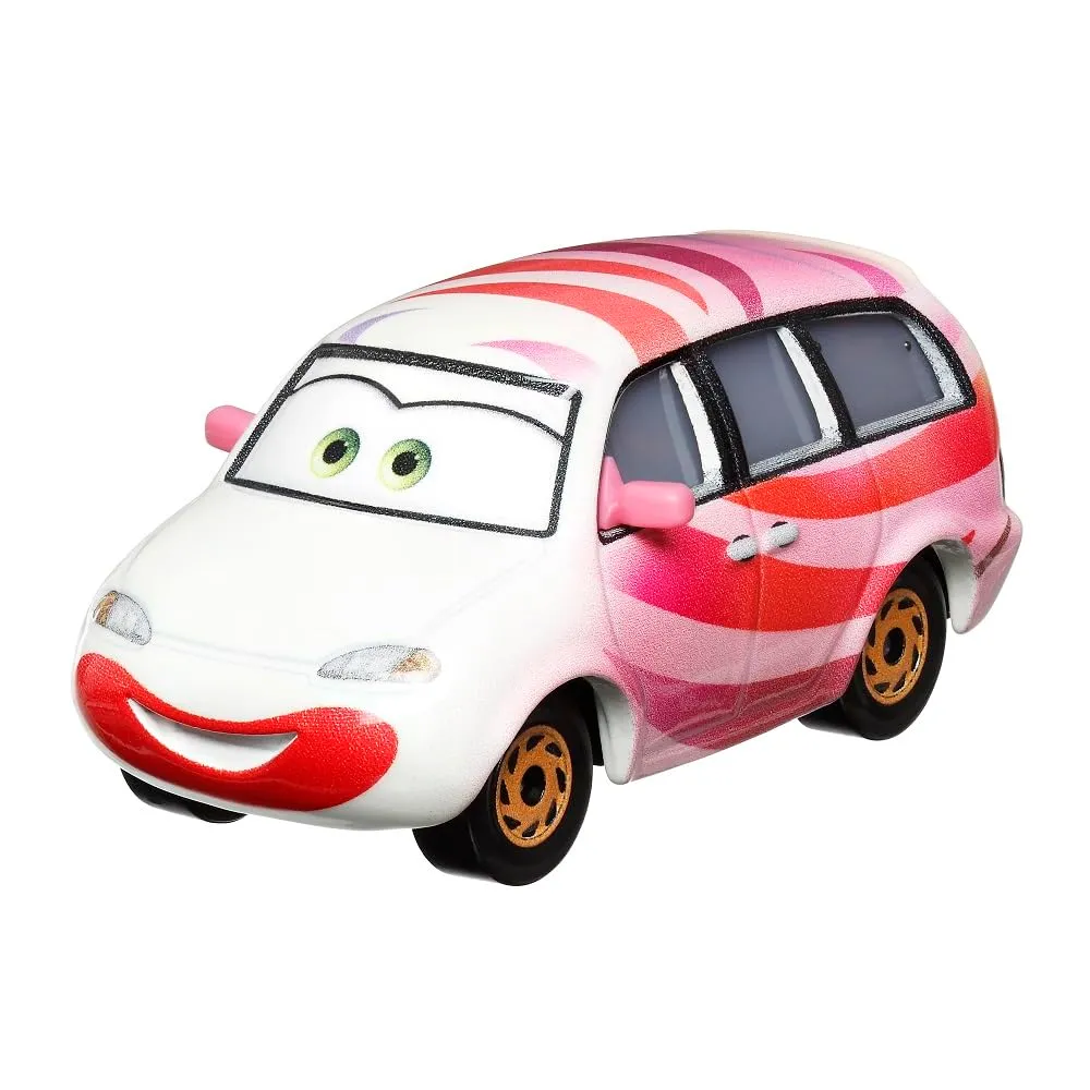 Mattel Disney Cars Racing Style Die-Cast Vehicle 1:55 Claire Gunz'er DXV29N - immagine 2