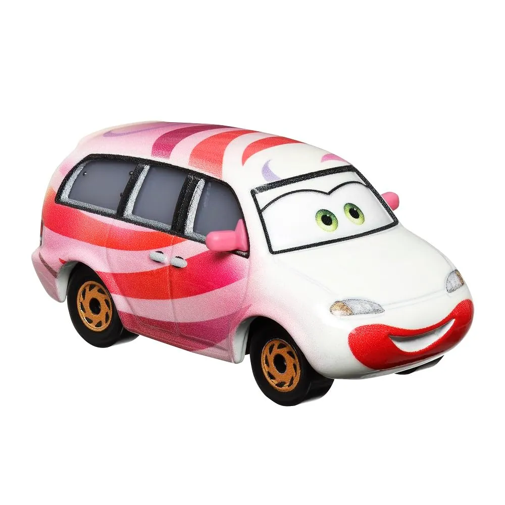 Mattel Disney Cars Racing Style Die-Cast Vehicle 1:55 Claire Gunz'er DXV29N - immagine 3