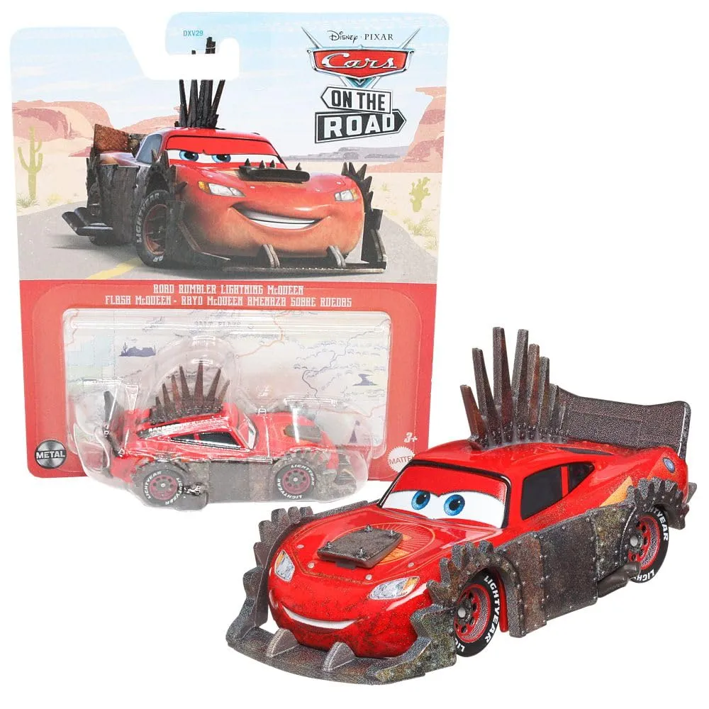 Mattel Disney Cars Racing Style 1:55 Die-Cast Vehicle - Lightning Road Rumbler DXV29N - immagine 1