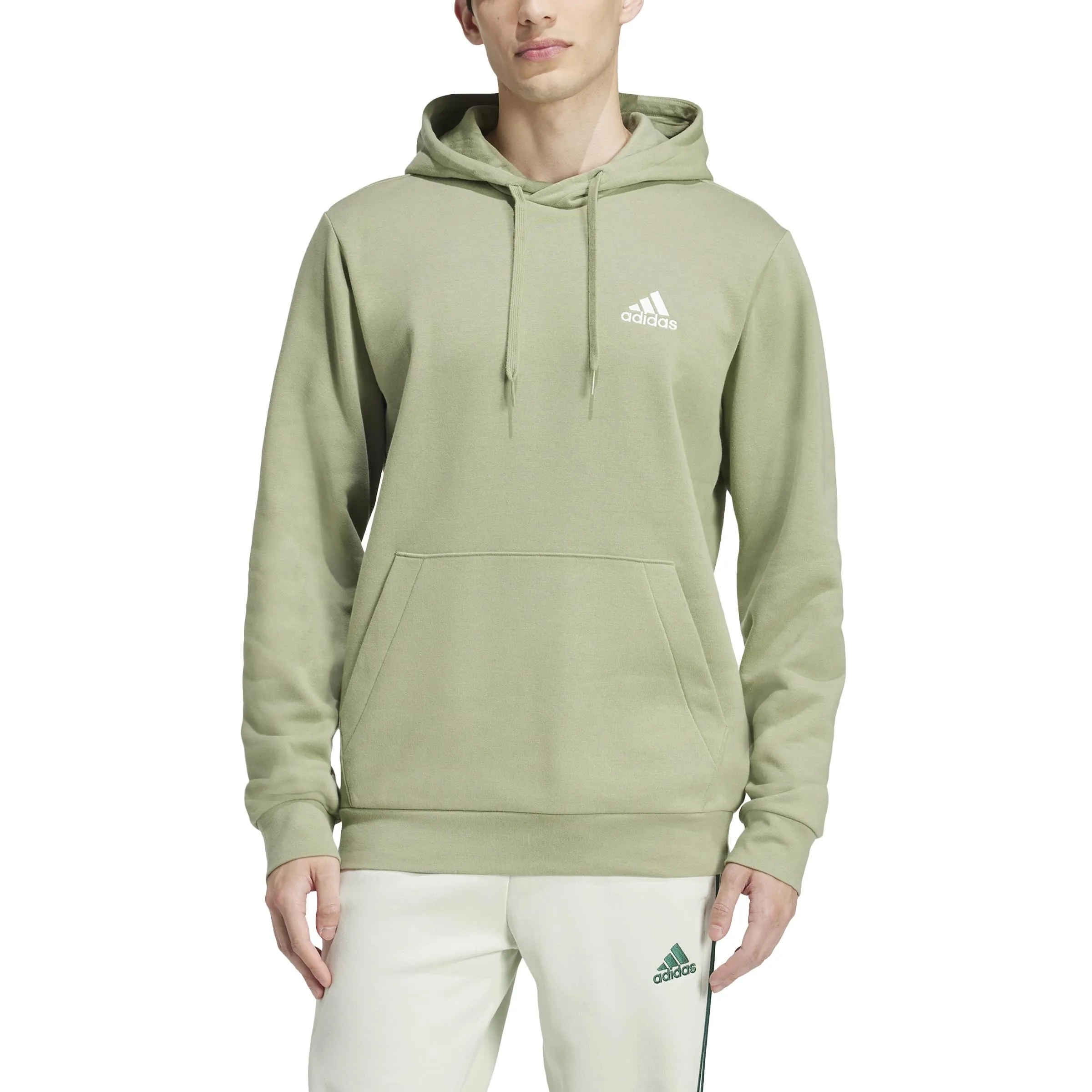 adidas Essentials Pullover da uomo con 3 strisce, XXL - immagine 2