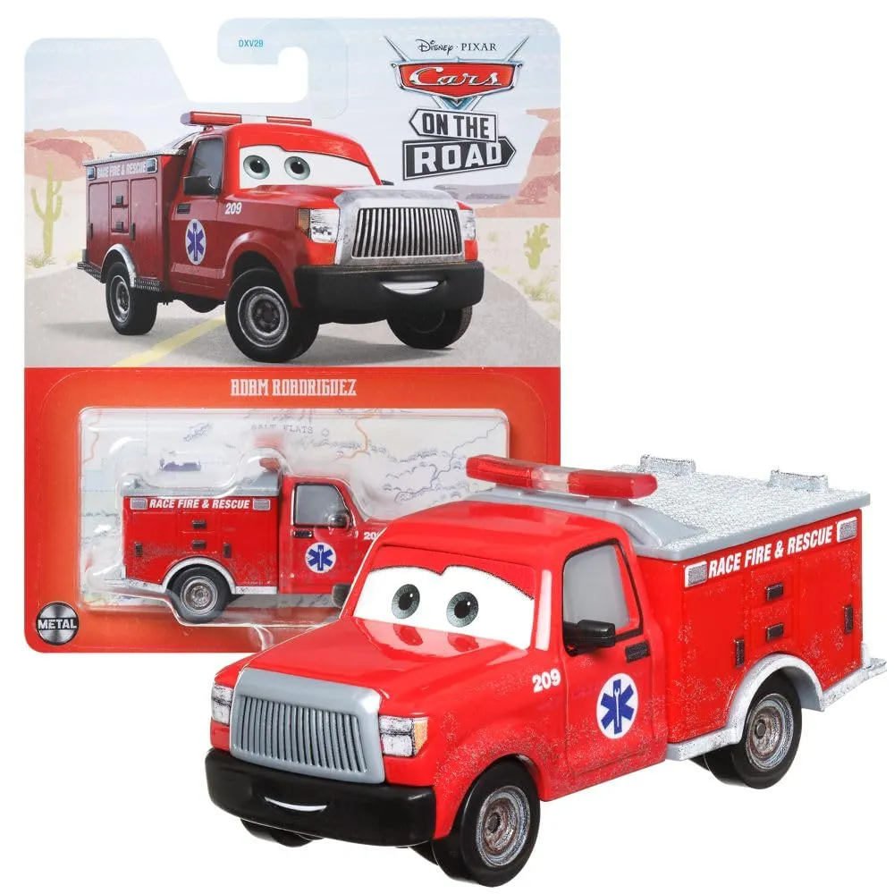 Mattel Disney Cars Racing Style 1:55 Die-Cast Vehicle DXV29N - Adam Roadriguez - immagine 1