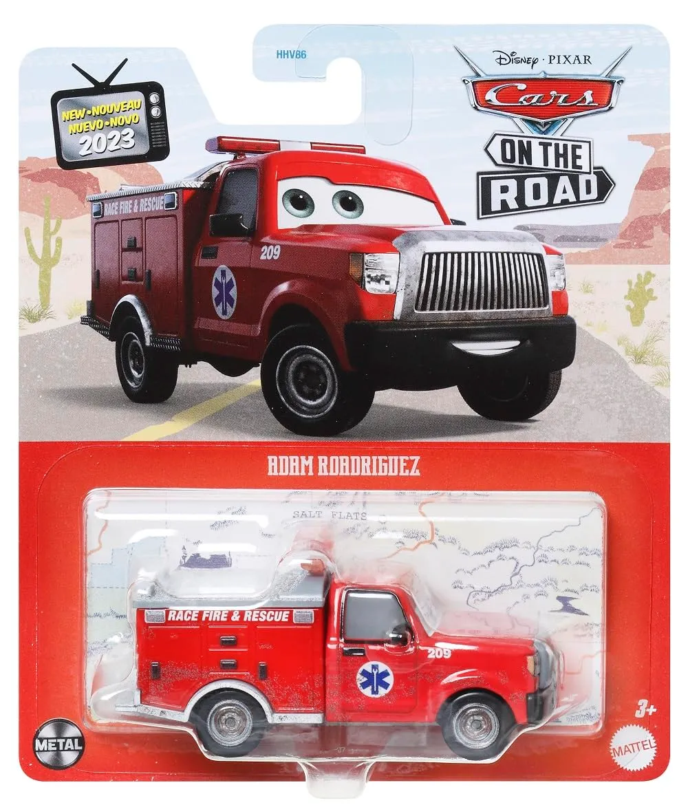 Mattel Disney Cars Racing Style 1:55 Die-Cast Vehicle DXV29N - Adam Roadriguez - immagine 5