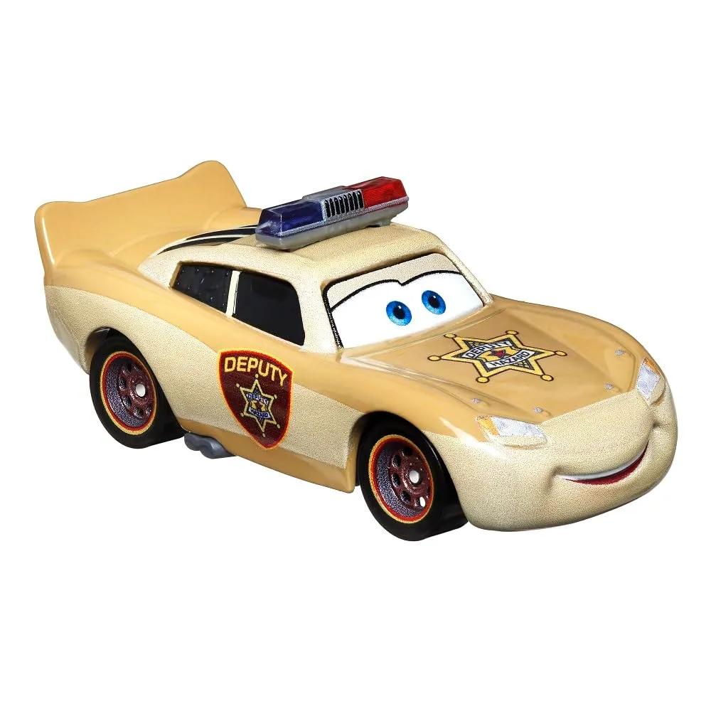 Mattel Disney Cars Racing Style Die-Cast 1:55 Lightning Deputy DXV29N - immagine 3