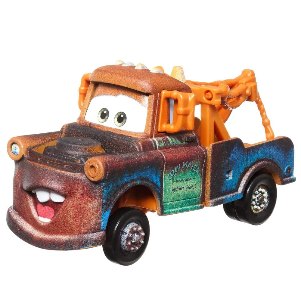 Mattel Disney Cars Racing Style 1:55 Die-Cast Vehicle DXV29N Road Trip Mater - immagine 2