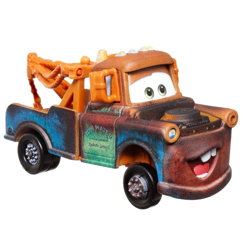 Mattel Disney Cars Racing Style 1:55 Die-Cast Vehicle DXV29N Road Trip Mater - immagine 3