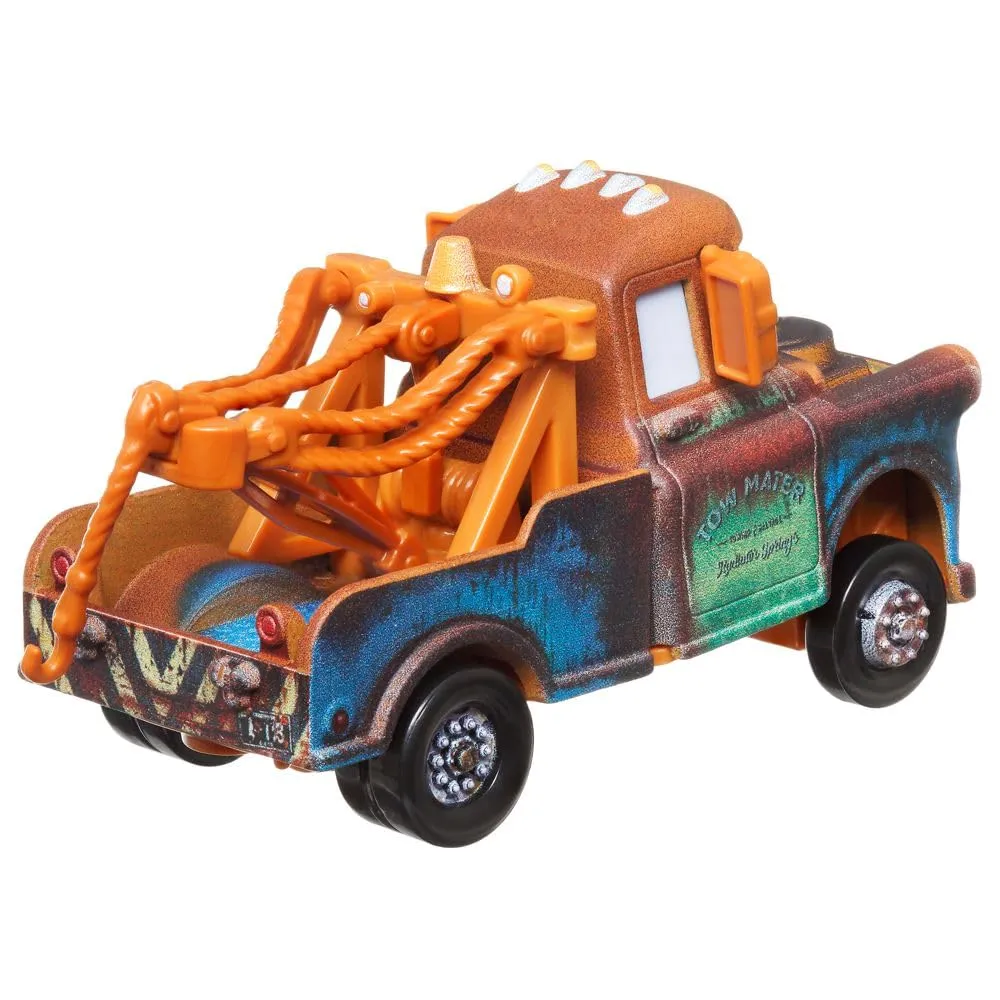 Mattel Disney Cars Racing Style 1:55 Die-Cast Vehicle DXV29N Road Trip Mater - immagine 4