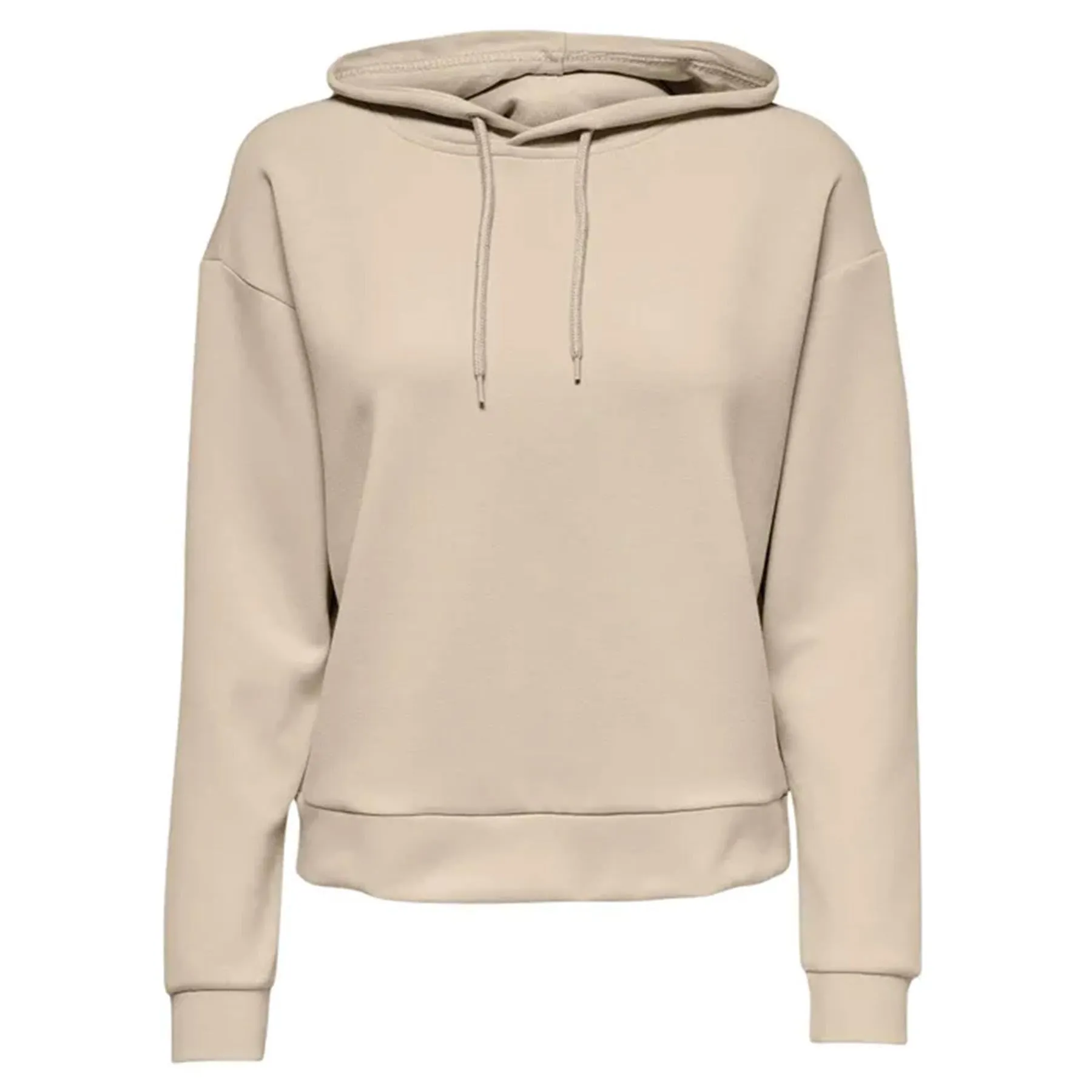 ONLY Onplounge Hood LS Swt Felpa con Cappuccio da Donna, Pumice Stone, M - immagine 1