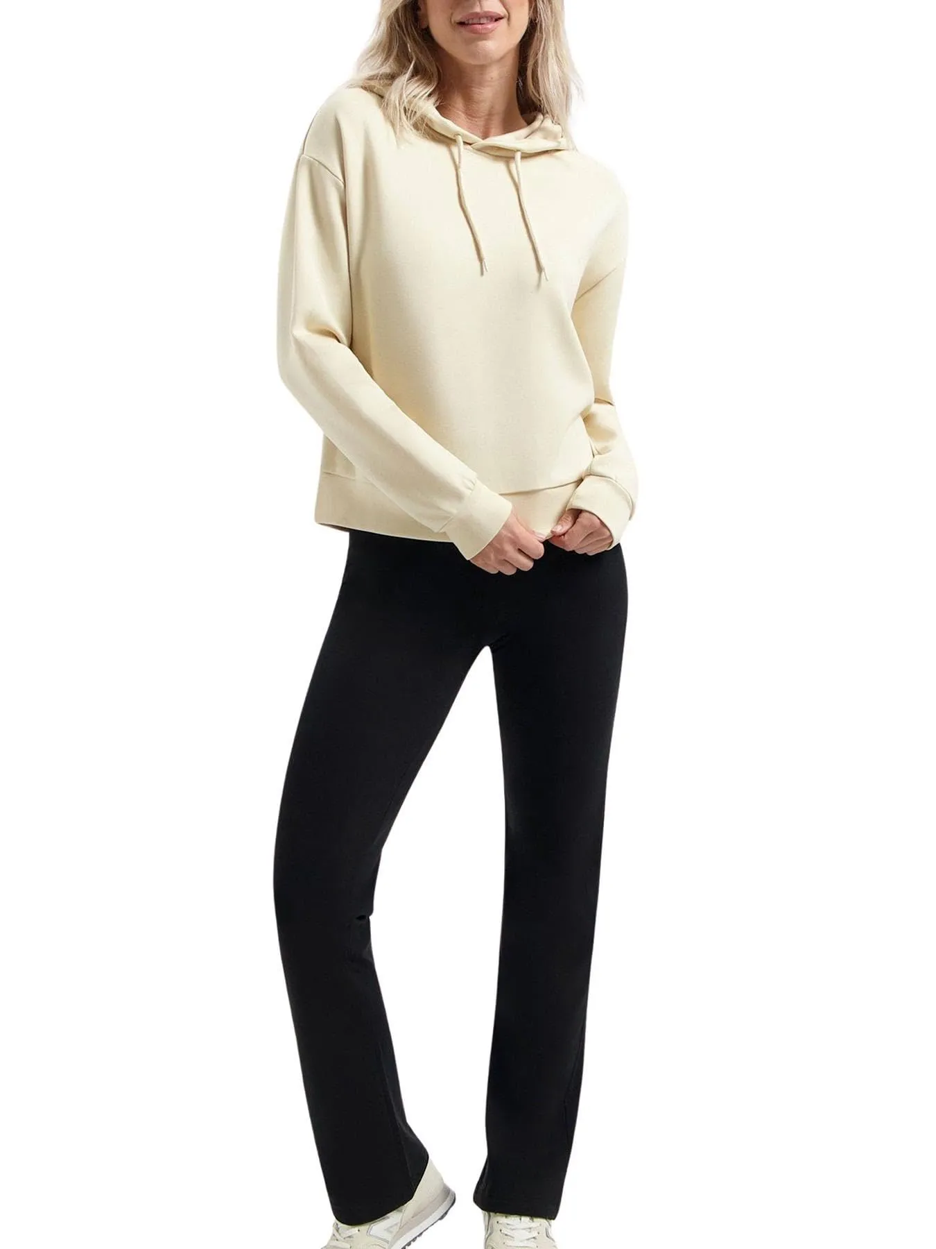 ONLY Onplounge Hood LS Swt Women's Hoodie, Pumice Stone, XS - immagine 3