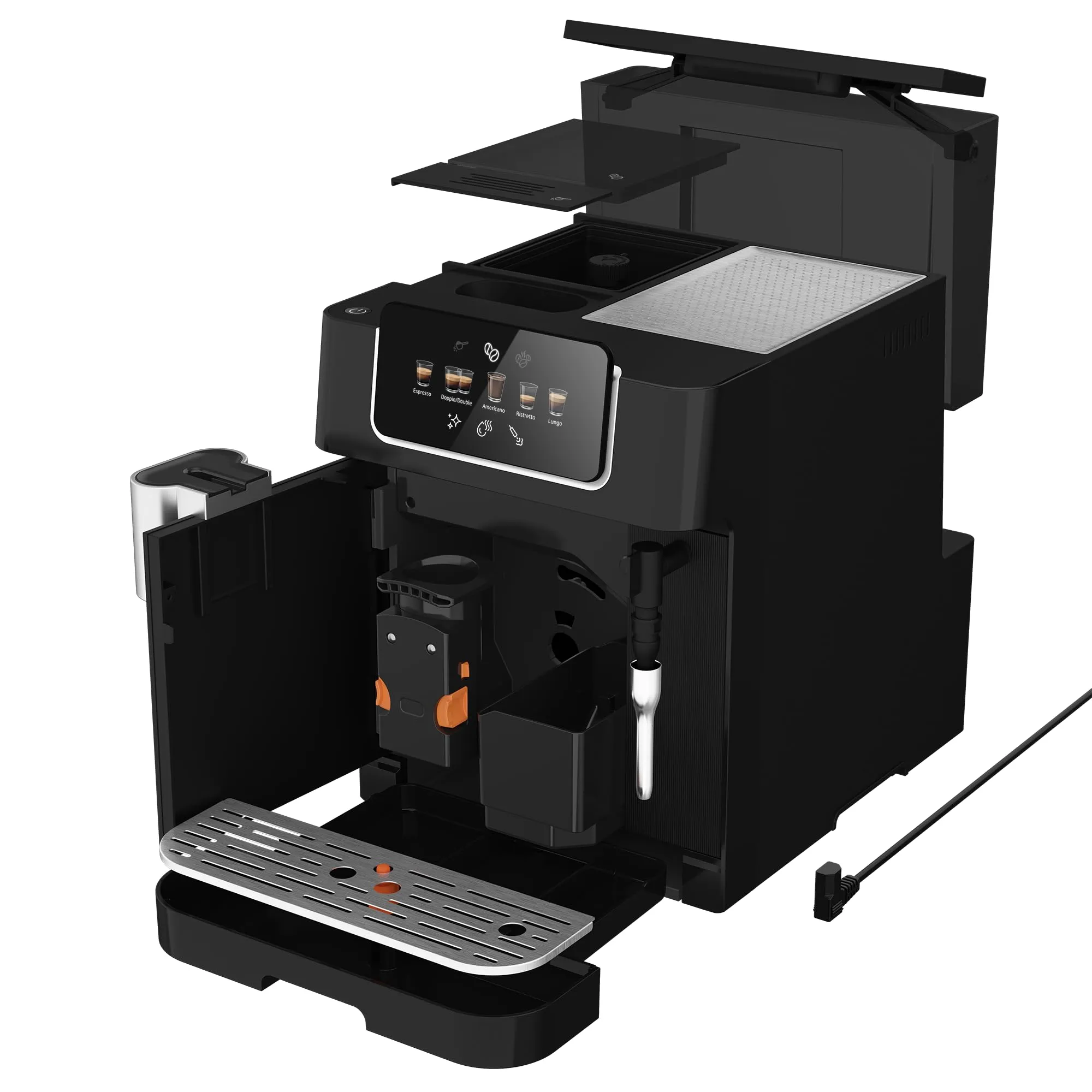 Beko CEG7302B Macchina Caffè Automatica con Cappuccinatore, Nera - immagine 3