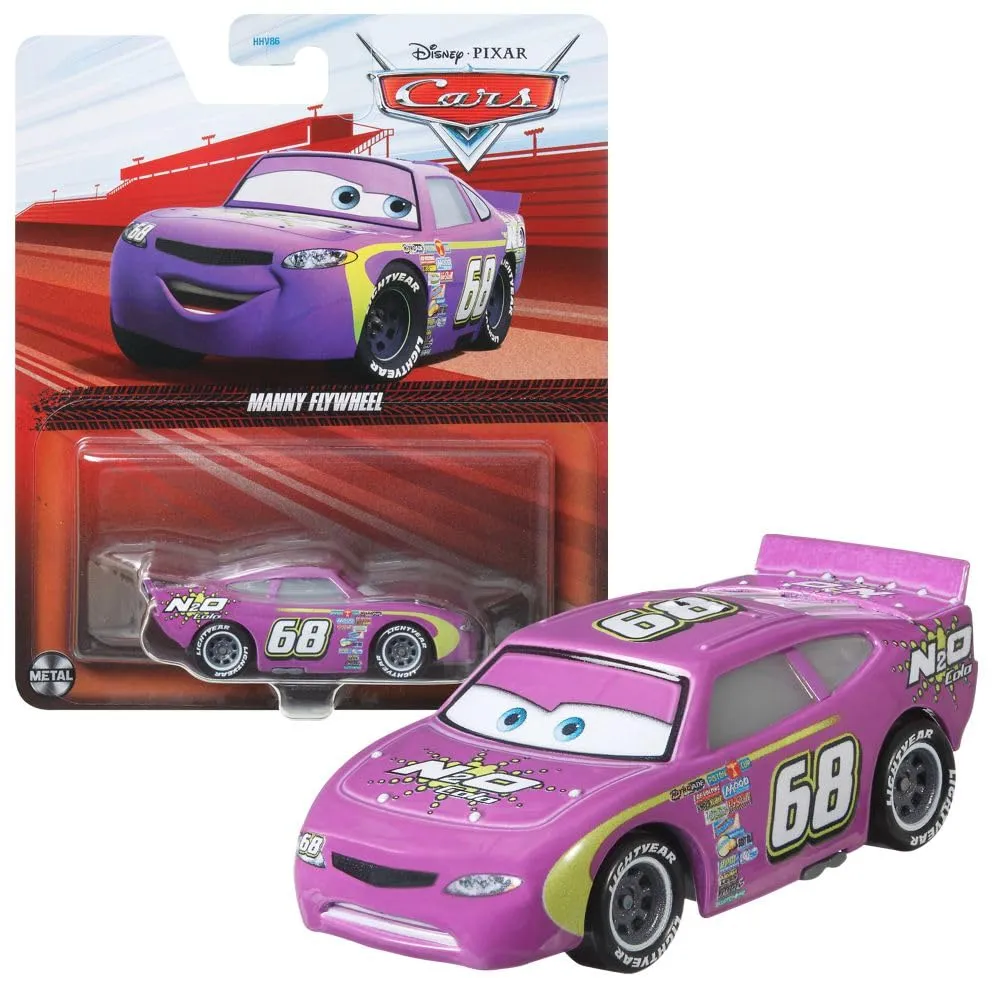 Mattel Disney Cars Manny Flywheel Die-Cast 1:55 Auto GRR54 - immagine 1