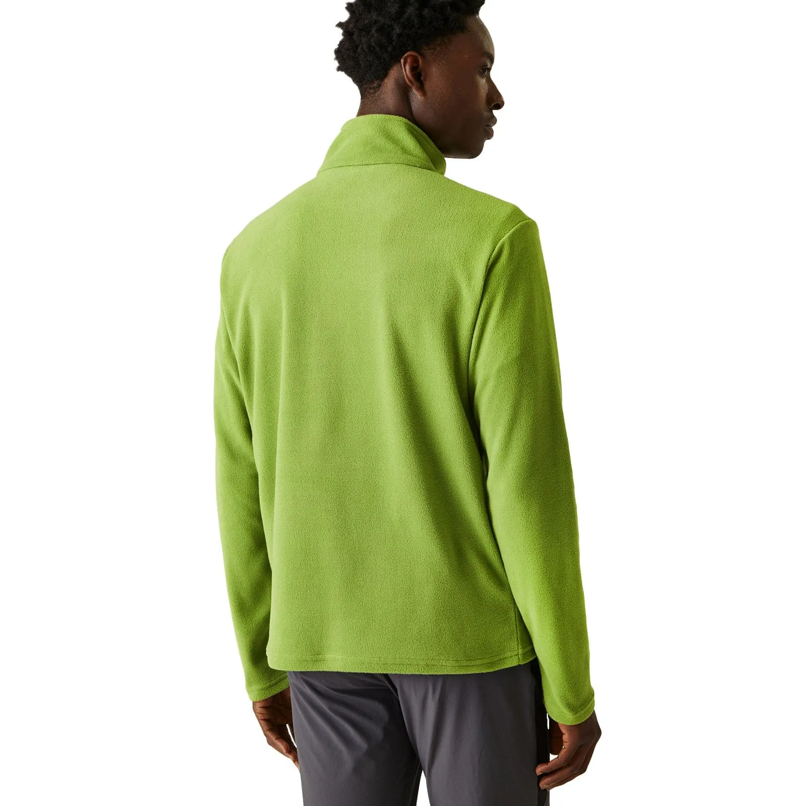 Regatta Thompson Pullover in Pile con Mezza Zip, Verde Piquant, 3XL - immagine 2