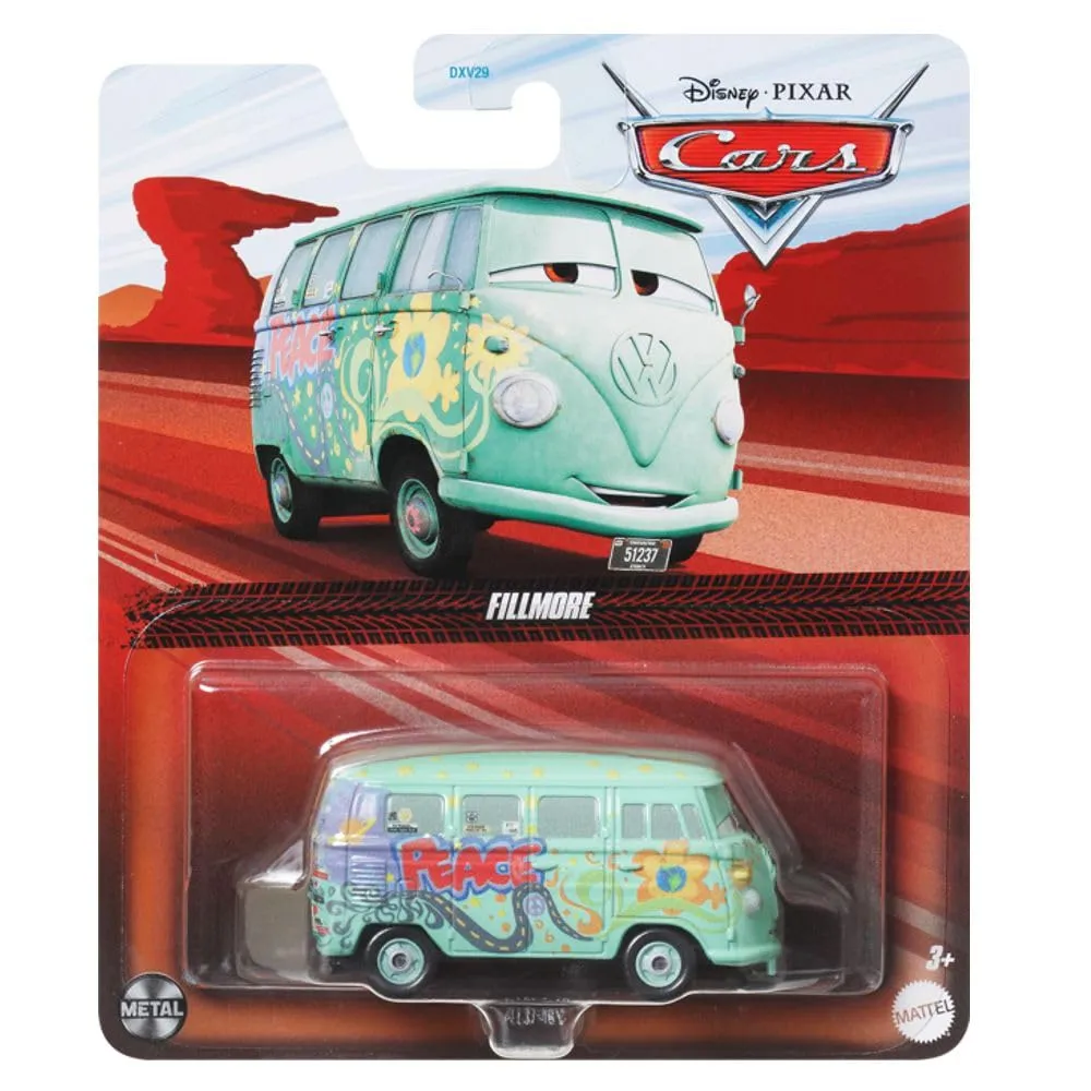 Mattel Disney Cars Fillmore FLL37 Die-Cast 1:55 Auto - immagine 5