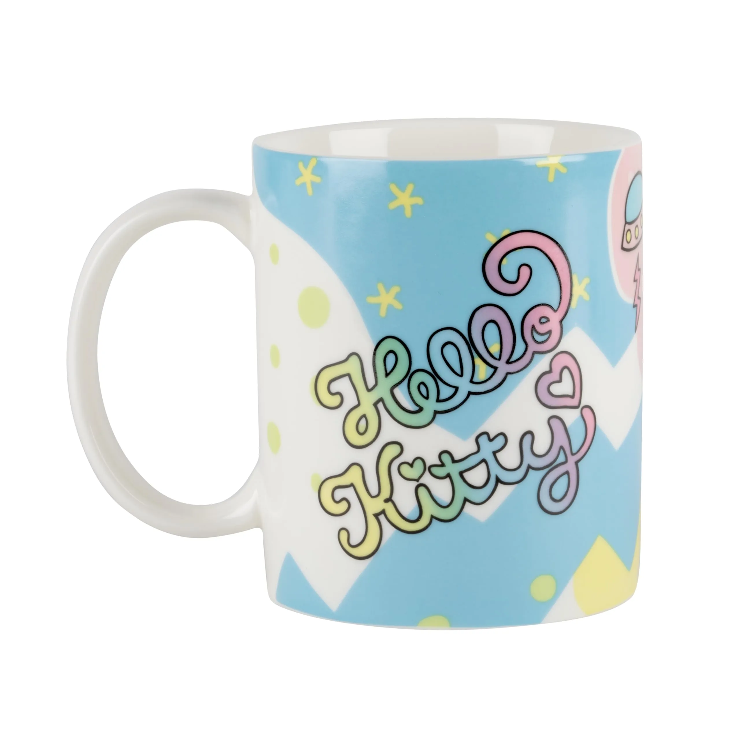 Konix Hello Kitty Tazza in ceramica, 320 ml, Design con skateboard - immagine 2