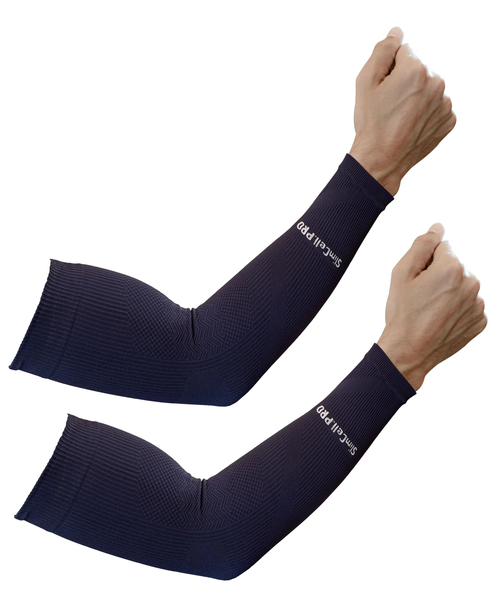 SLIMCELL Gambetti Manicotti Braccia Anti UV UPF 50+ a Compressione, Made in Italy - immagine 1