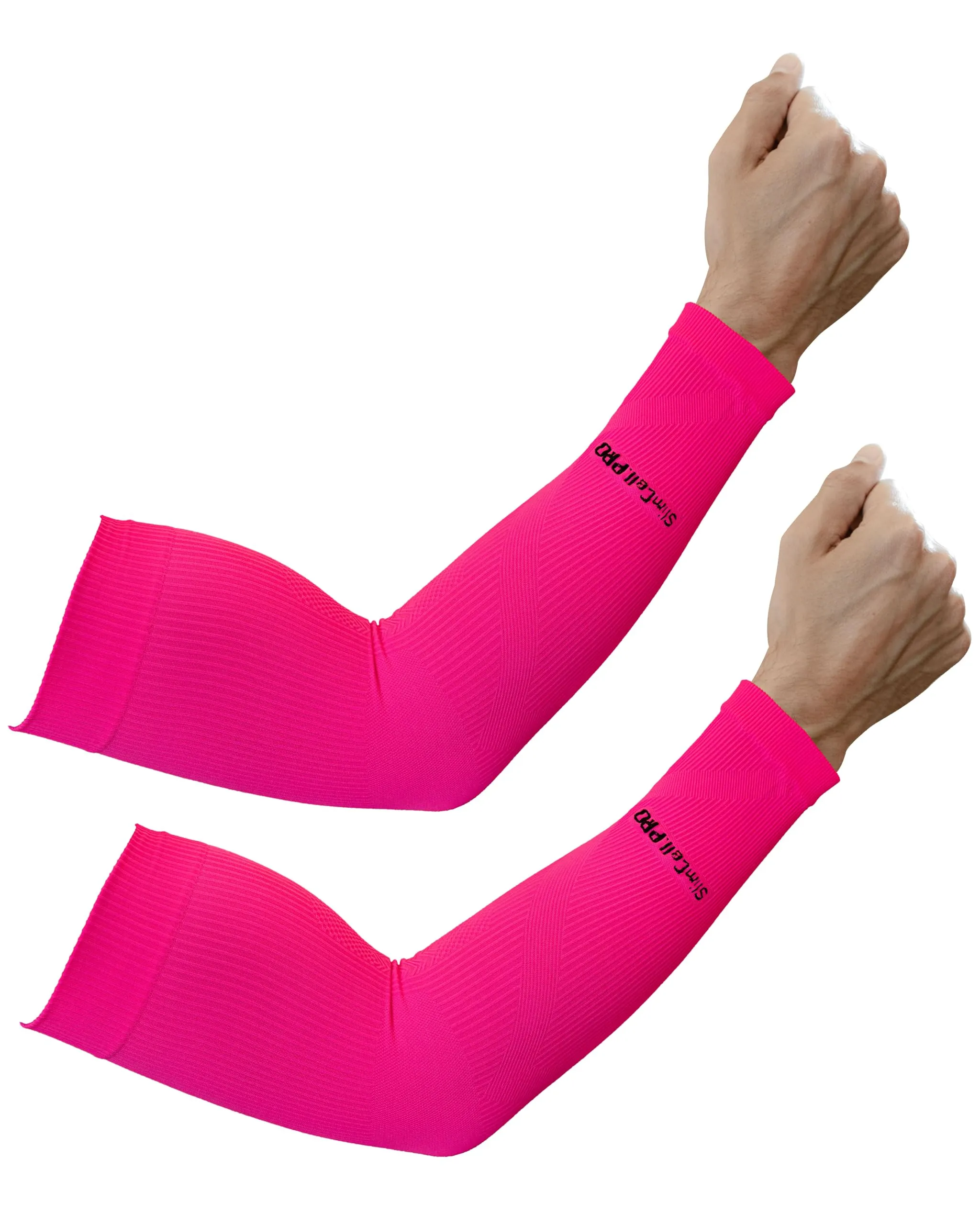 SLIMCELL Gambetti Manicotti Braccia Anti UV UPF 50+ Compressione per Sport, Made in Italy - immagine 1