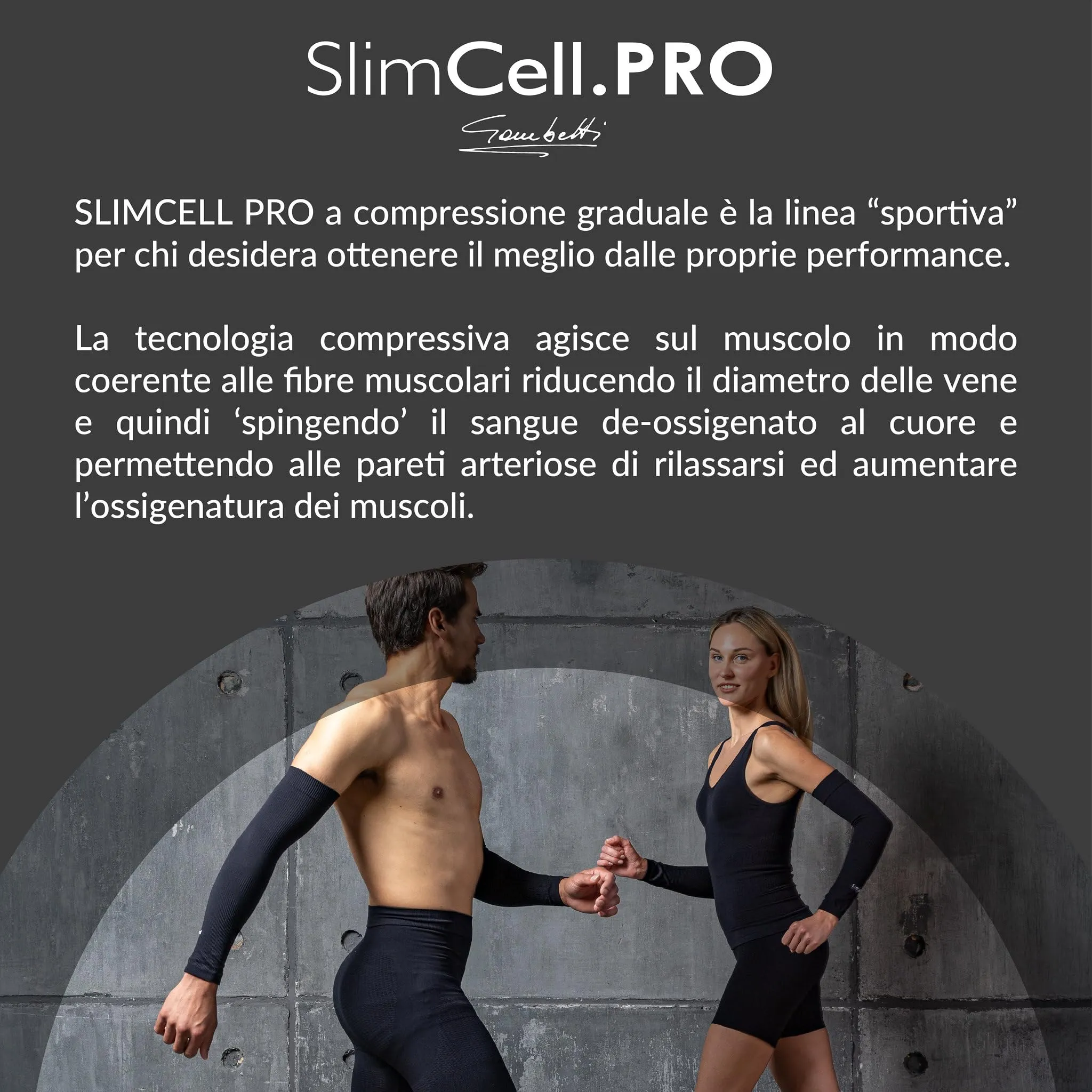 SLIMCELL Gambetti Manicotti Braccia Anti UV UPF 50+ a Compressione, Giallo Fluo, M-L - immagine 4