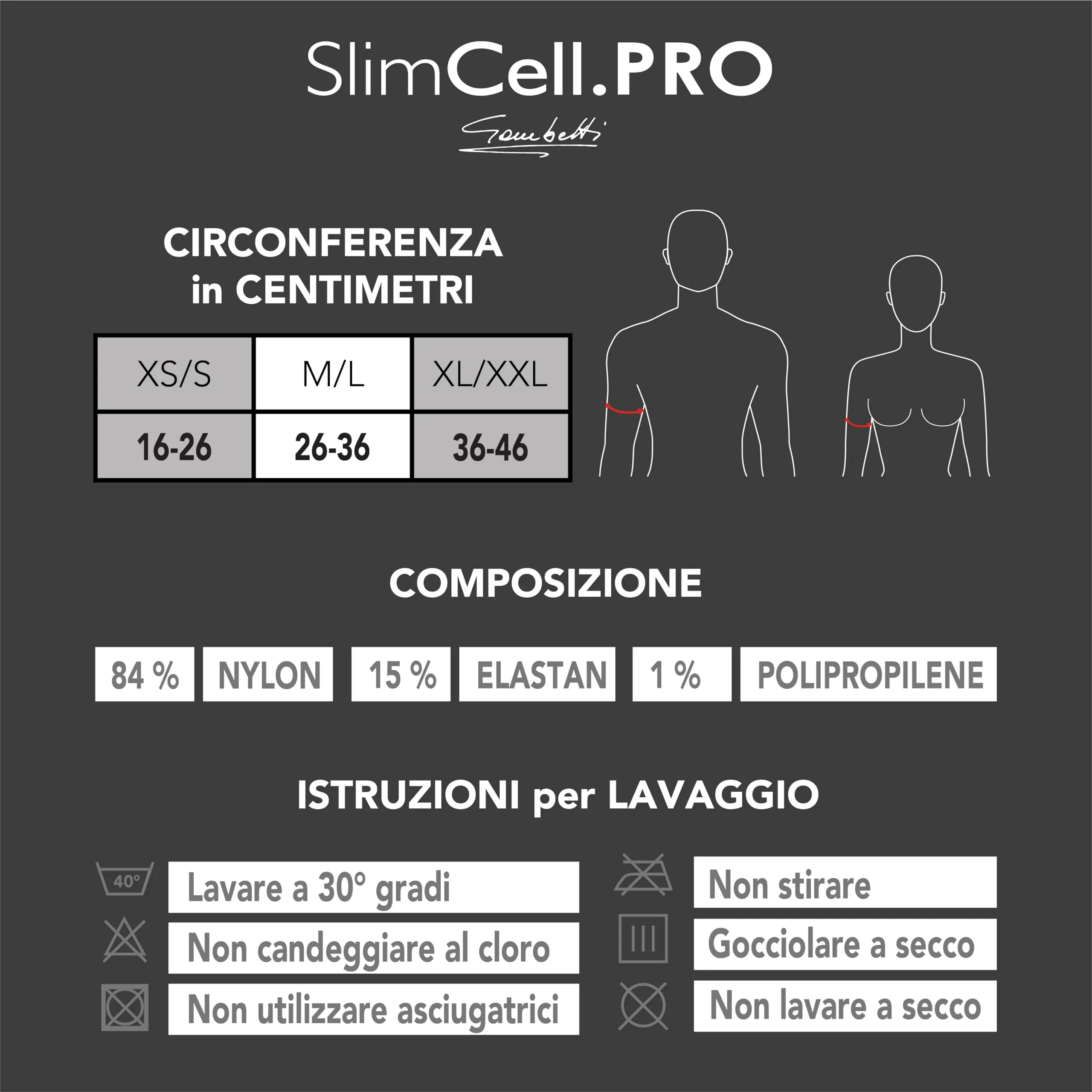 SLIMCELL Gambetti Manicotti Braccia Anti UV UPF 50+ a Compressione, Giallo Fluo, M-L - immagine 6