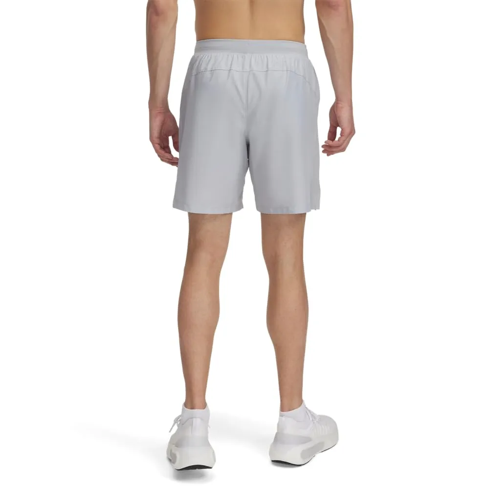 Under Armour Men's Launch 7" Shorts - Mod Gray/White/Reflective - 3XL - immagine 2