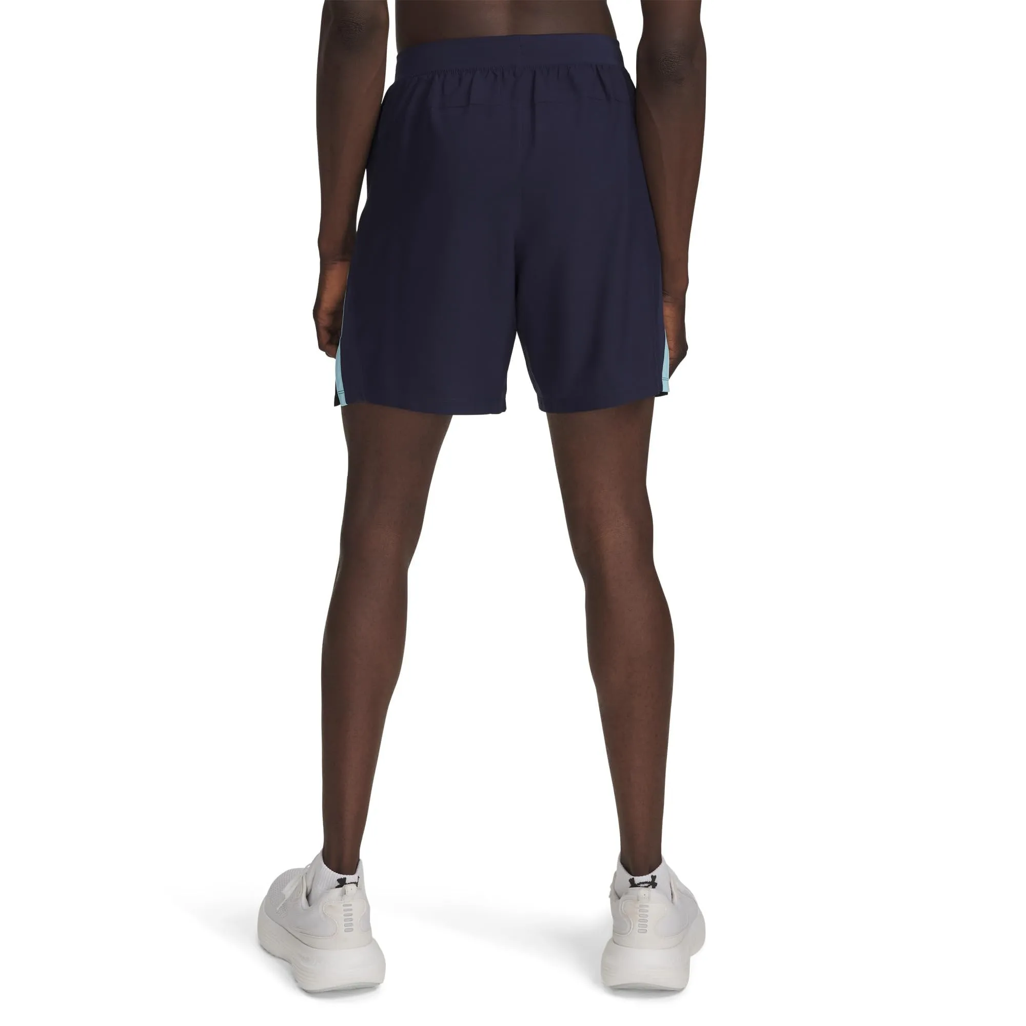 Under Armour Launch Run 7" Pantaloncini da Uomo - Blu Navy/Ruscello/Riflettente - immagine 2