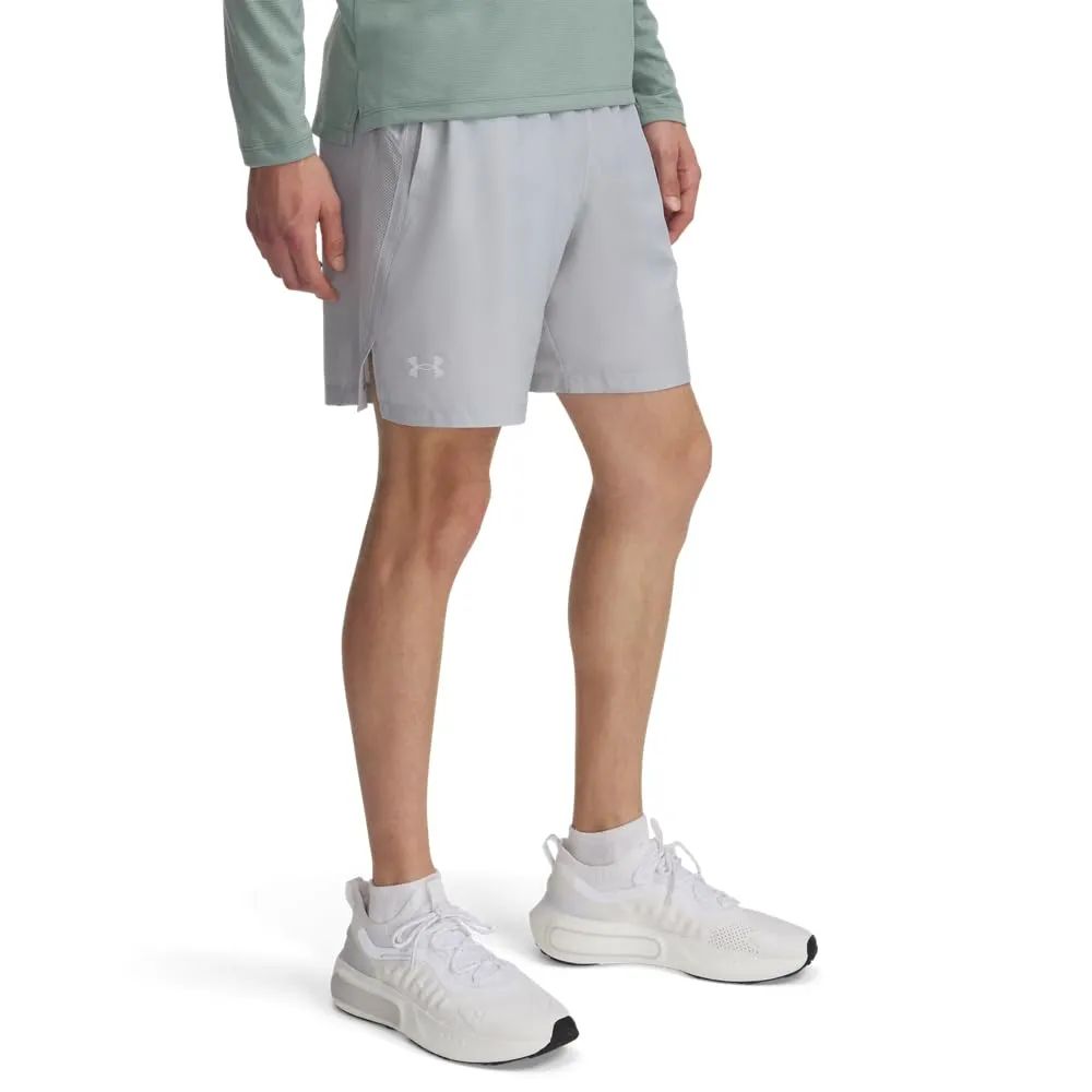 Under Armour Men's Launch 7" Shorts Mod Gray/White/Reflective XL - immagine 1