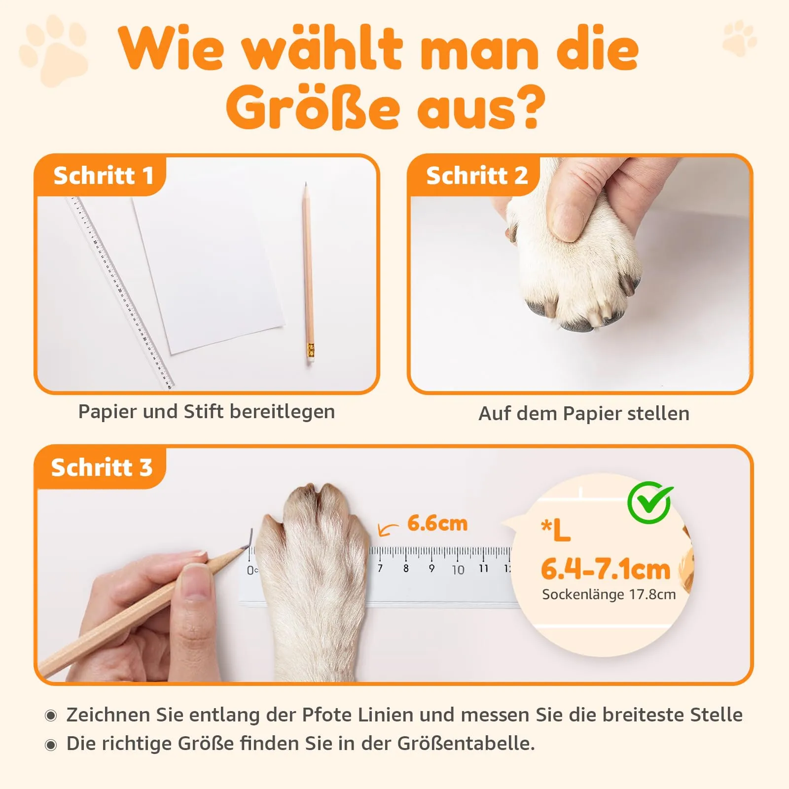 Pick For Life Calzini antiscivolo per cani con cinghie regolabili, 2 paia, Grigio, XS - immagine 6