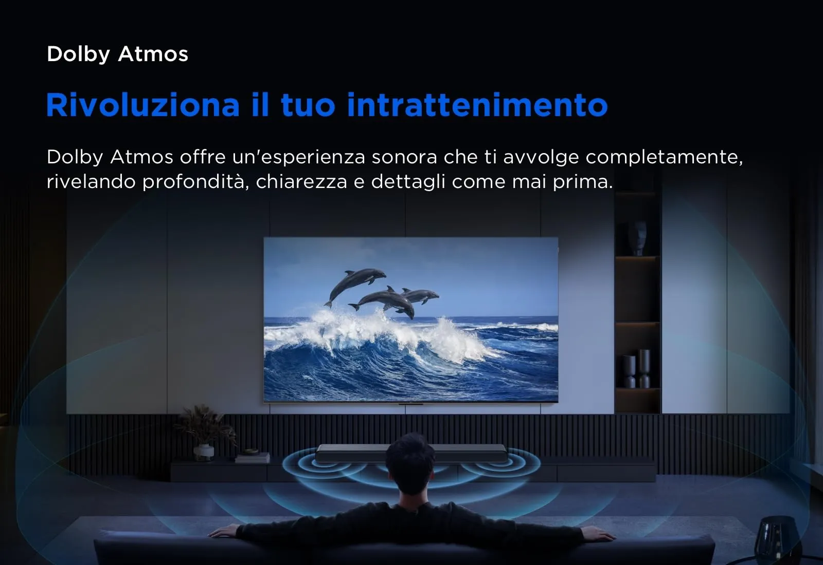 TCL S45HE Soundbar 2.0 Canali, 100W, Dolby Atmos, DTS Virtual:X, Bluetooth 5.2, HDMI eARC - immagine 5