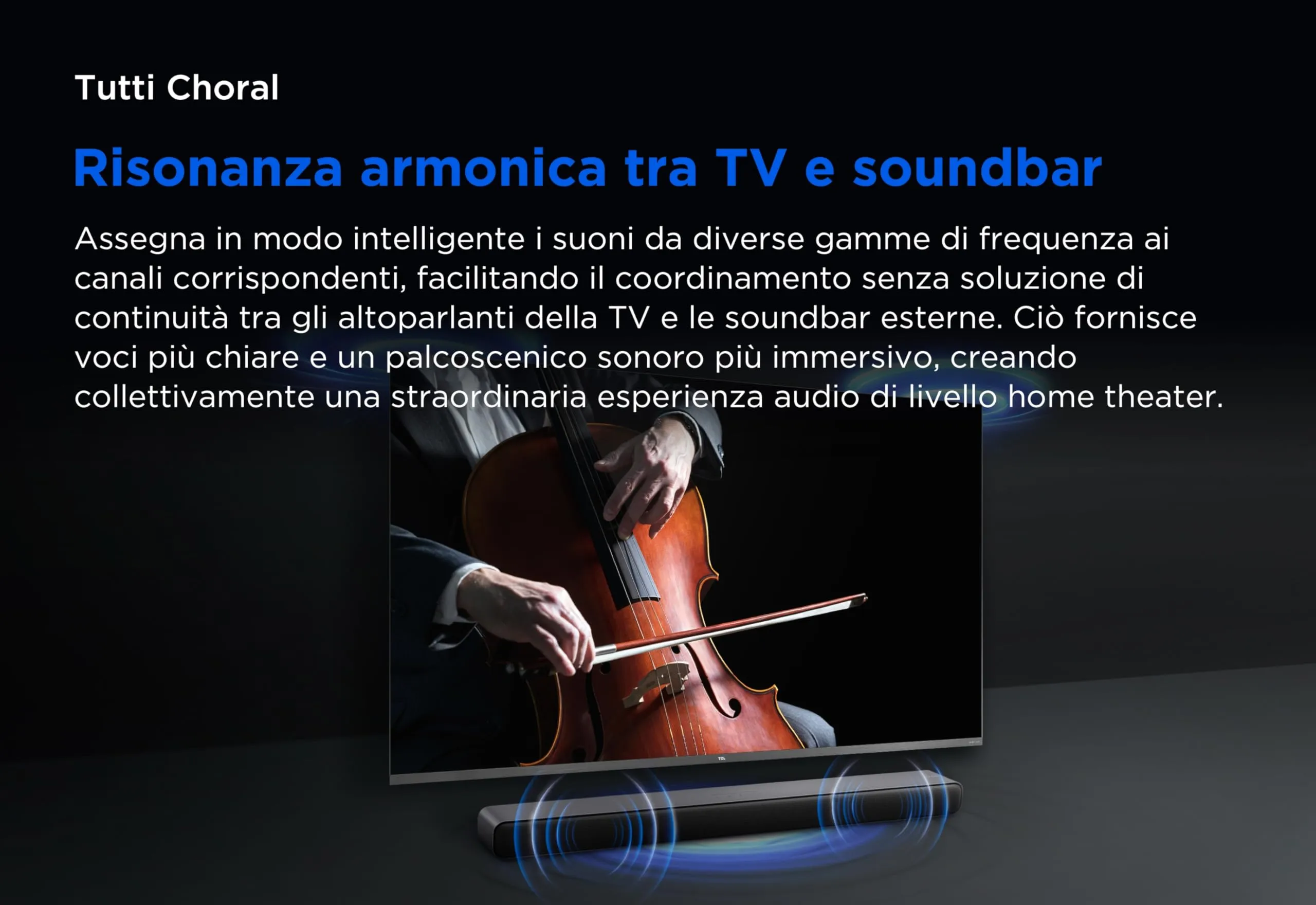 TCL S45HE Soundbar 2.0 Canali, 100W, Dolby Atmos, DTS Virtual:X, Bluetooth 5.2, HDMI eARC - immagine 7