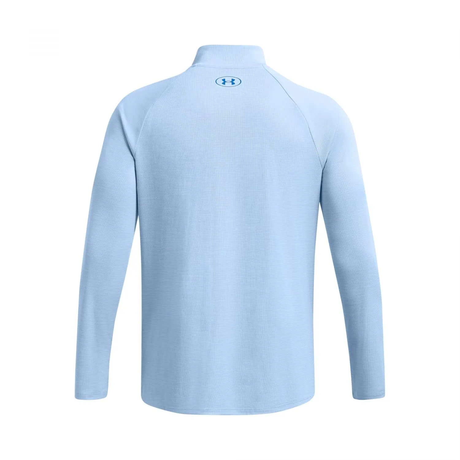 Under Armour Tech Textured 1/2 Zip Long Sleeve - Blue - L - immagine 3