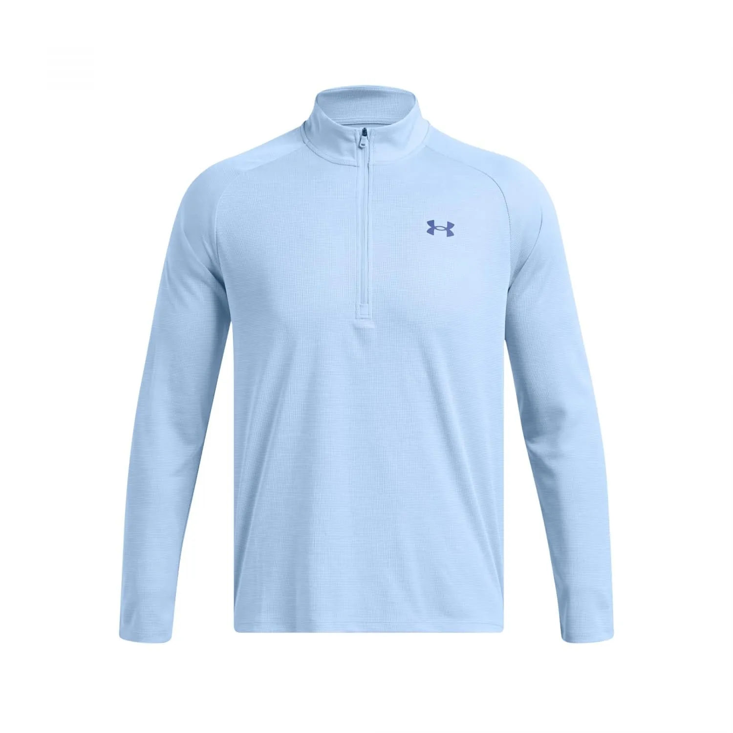 Under Armour Tech Textured 1/2 Zip Long-Sleeve Men's Blue M - immagine 1