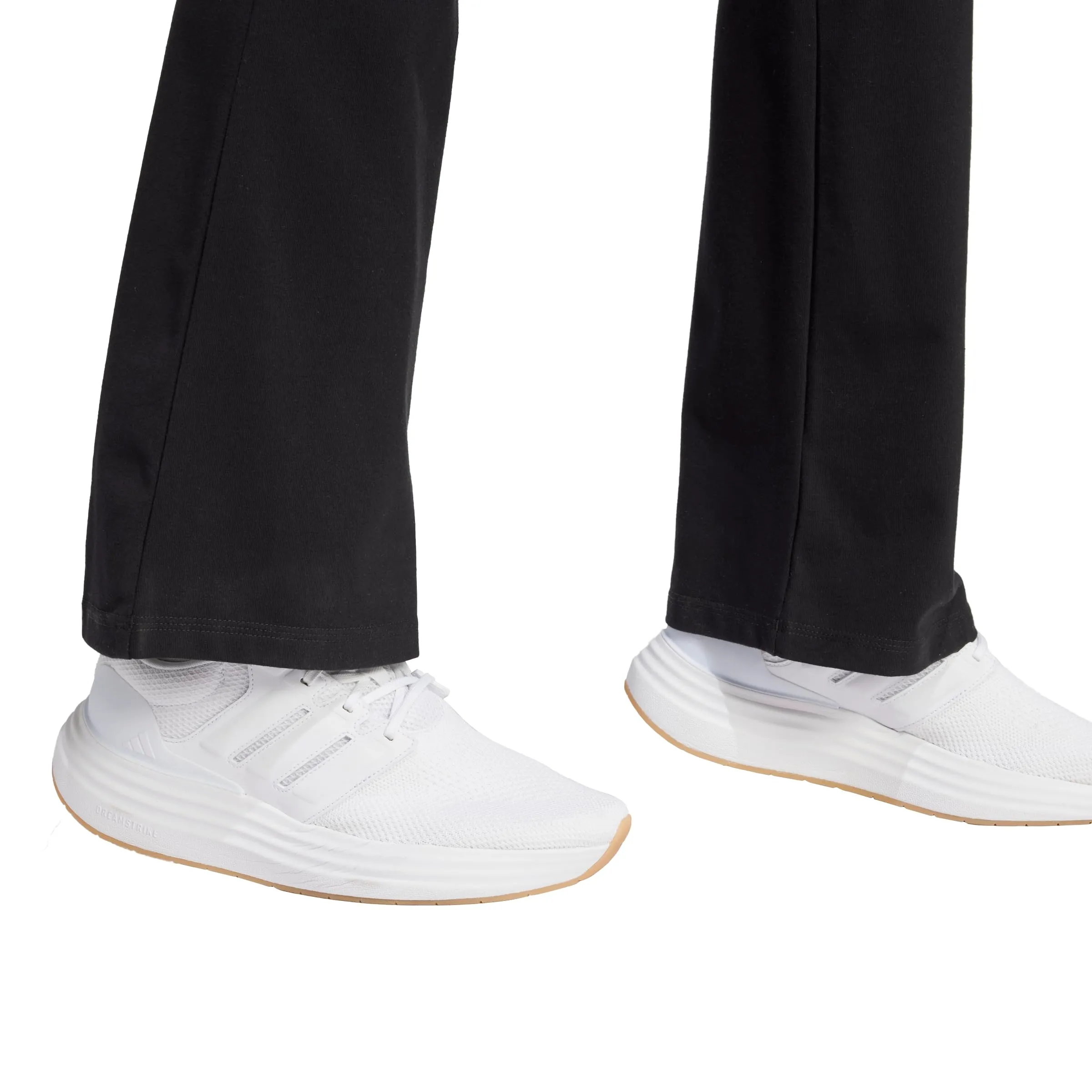 Adidas Essentials Collant da Donna con Logo Piccolo, Nero/Bianco, L - immagine 4