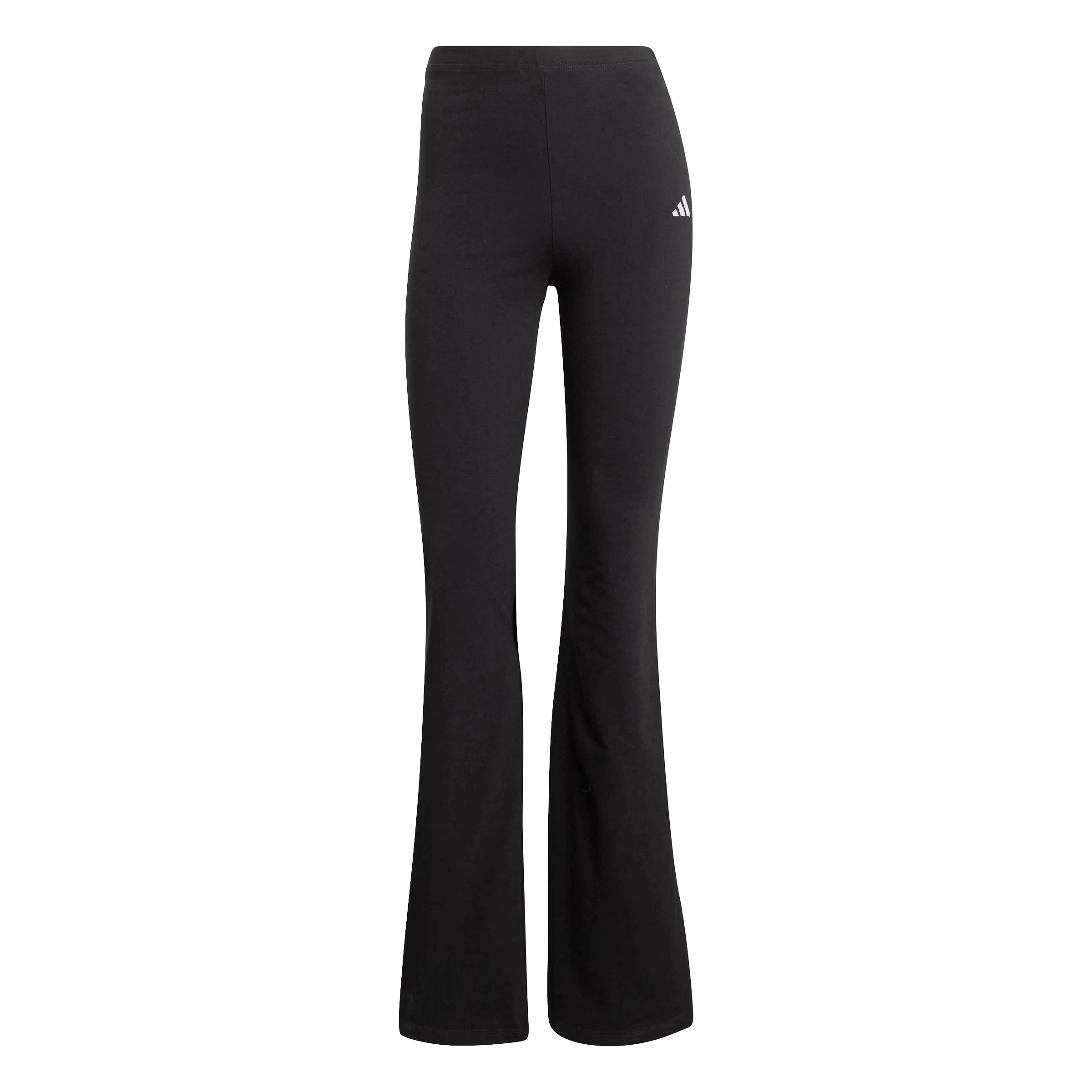Adidas Essentials Collant da Donna con Logo Piccolo, Nero/Bianco, L - immagine 5