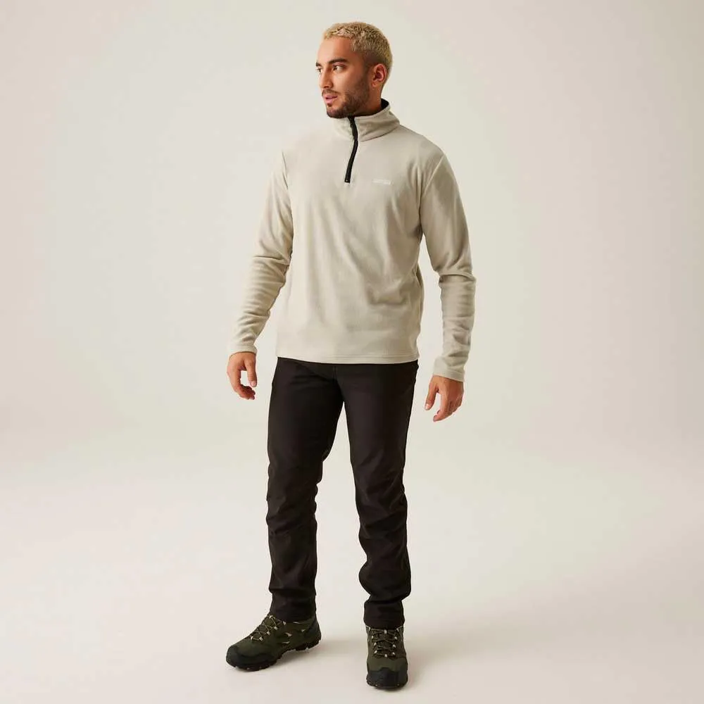 Regatta Thompson Maglia da Uomo in Pile con Mezza Zip Anti-Pilling Beige - immagine 3