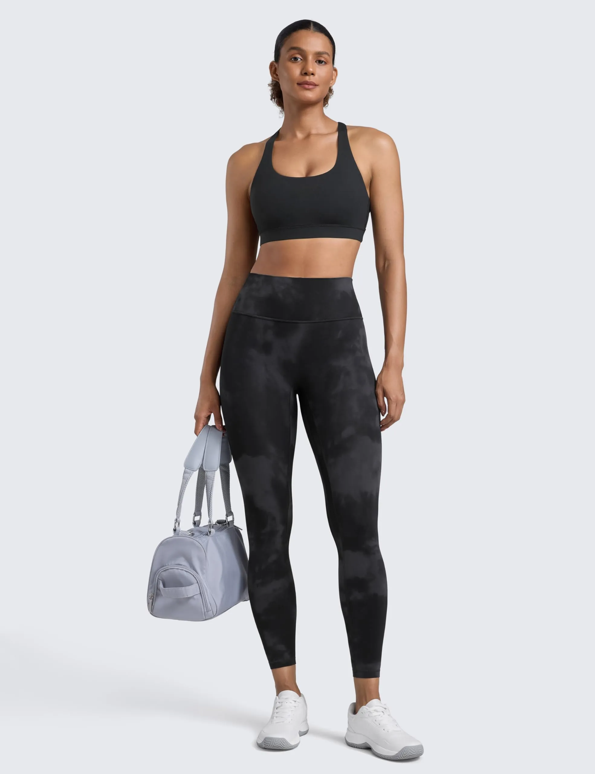 CRZ YOGA Secretsculpt Pilates Leggings 64cm Nero-Tiedye 44 - immagine 3