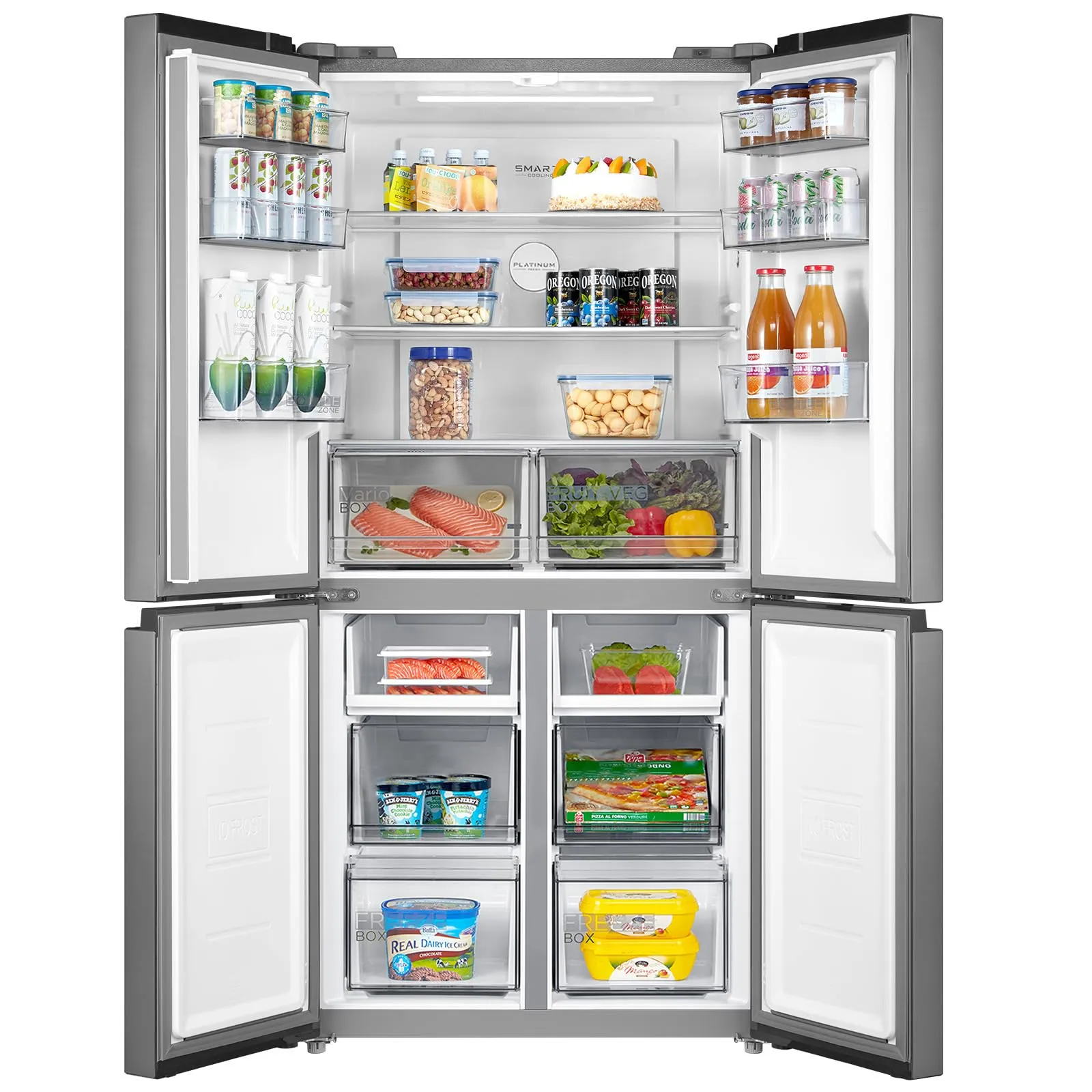 Midea MDRF632FID46 Frigorifero Multidoor Total No Frost 474L Inox - immagine 8