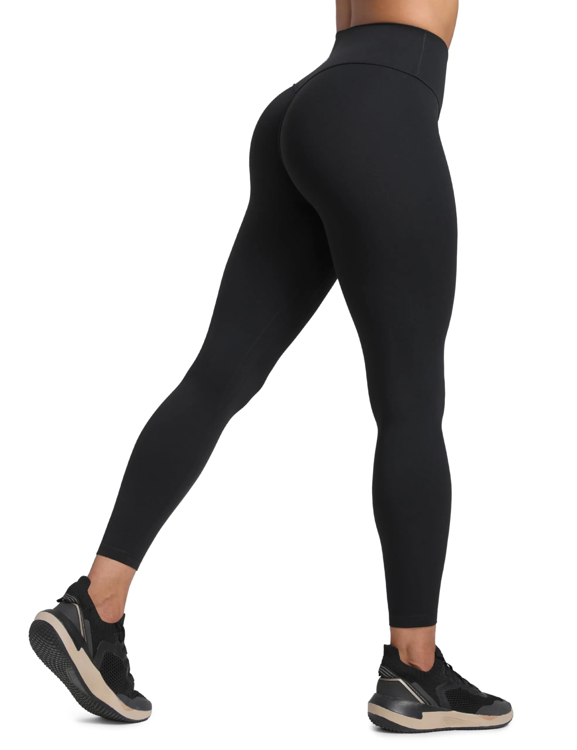 CRZ YOGA Secretsculpt Pilates Leggings, 64cm, Nero, 42 - immagine 1