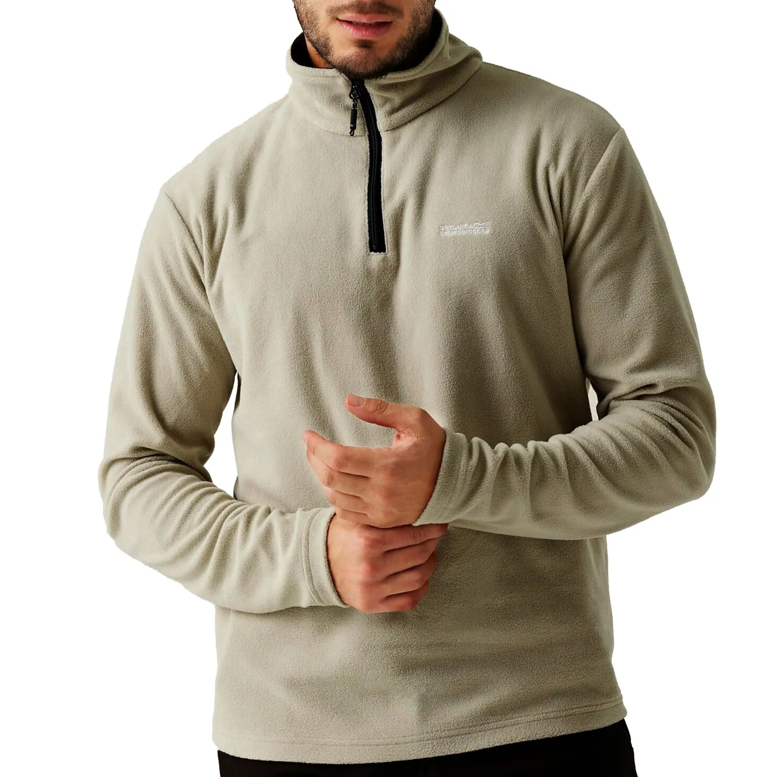 Regatta Thompson Maglia da Uomo in Pile con Mezza Zip Anti-Pilling - immagine 2