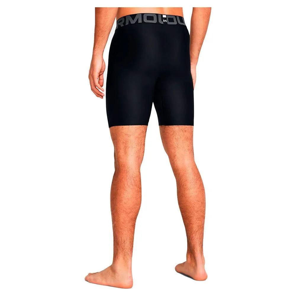 Under Armour HeatGear Pantaloncini da allenamento, Nero-Bianco, S - immagine 2