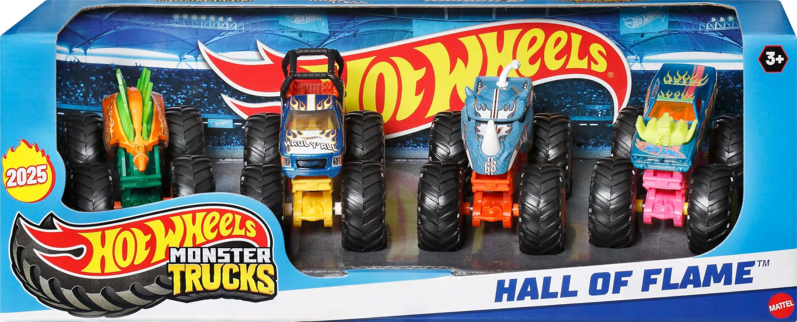 Hot Wheels Monster Trucks Confezione da 4 JGD65 - immagine 6