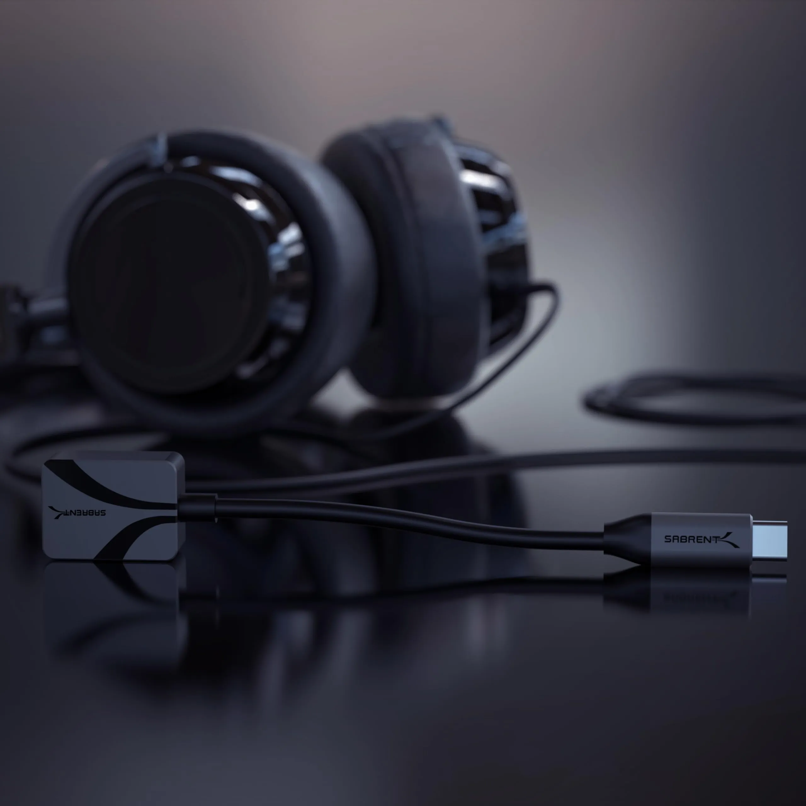 Sabrent Adattatore Audio USB Tipo C, 24-bit/96 kHz, Doppio Jack 3,5 mm per Microfono e Stereo, Alluminio, AU-UCMA - immagine 9