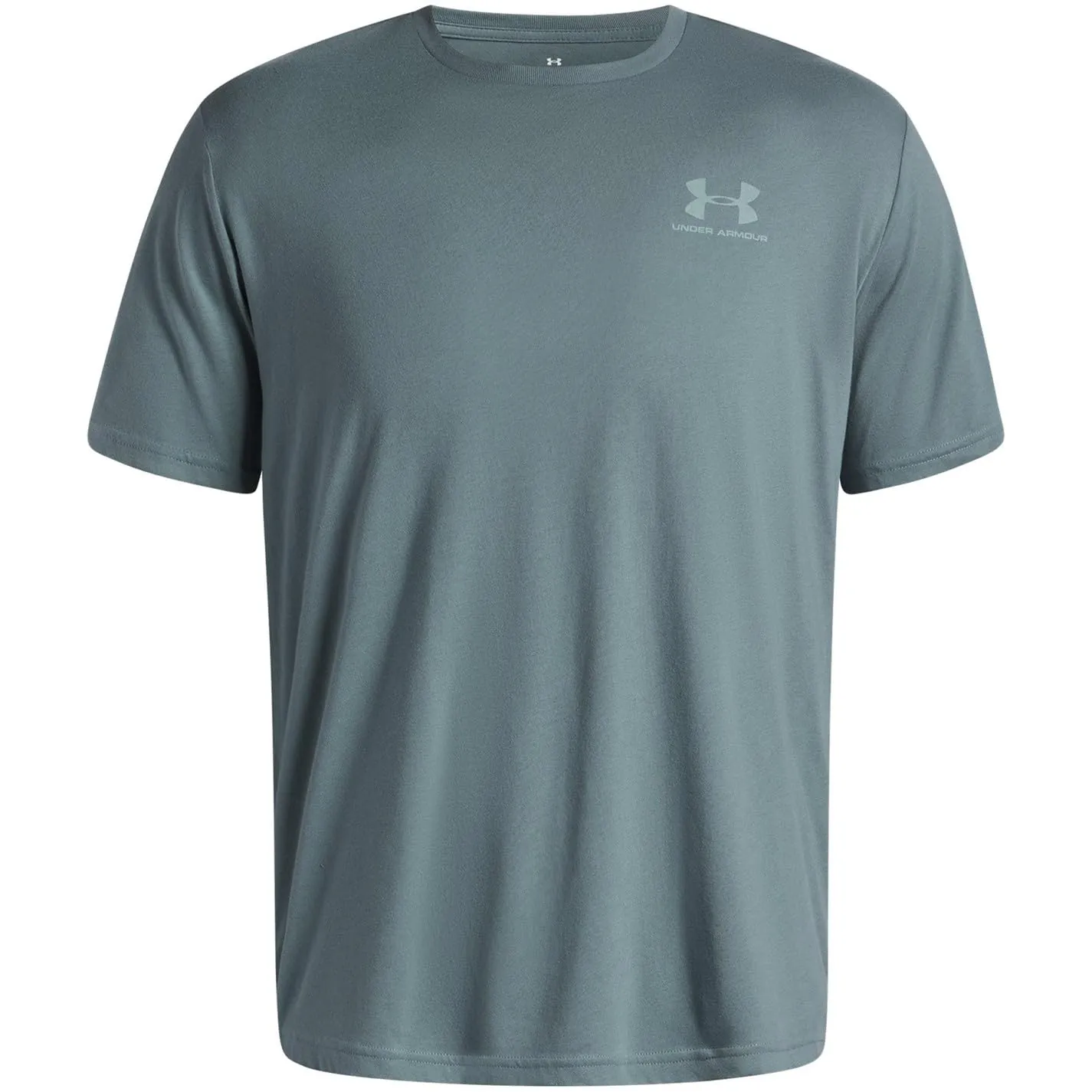 Under Armour Men's Left Chest Logo T-Shirt - Jasper Blue/Serpentine - XXL - immagine 1