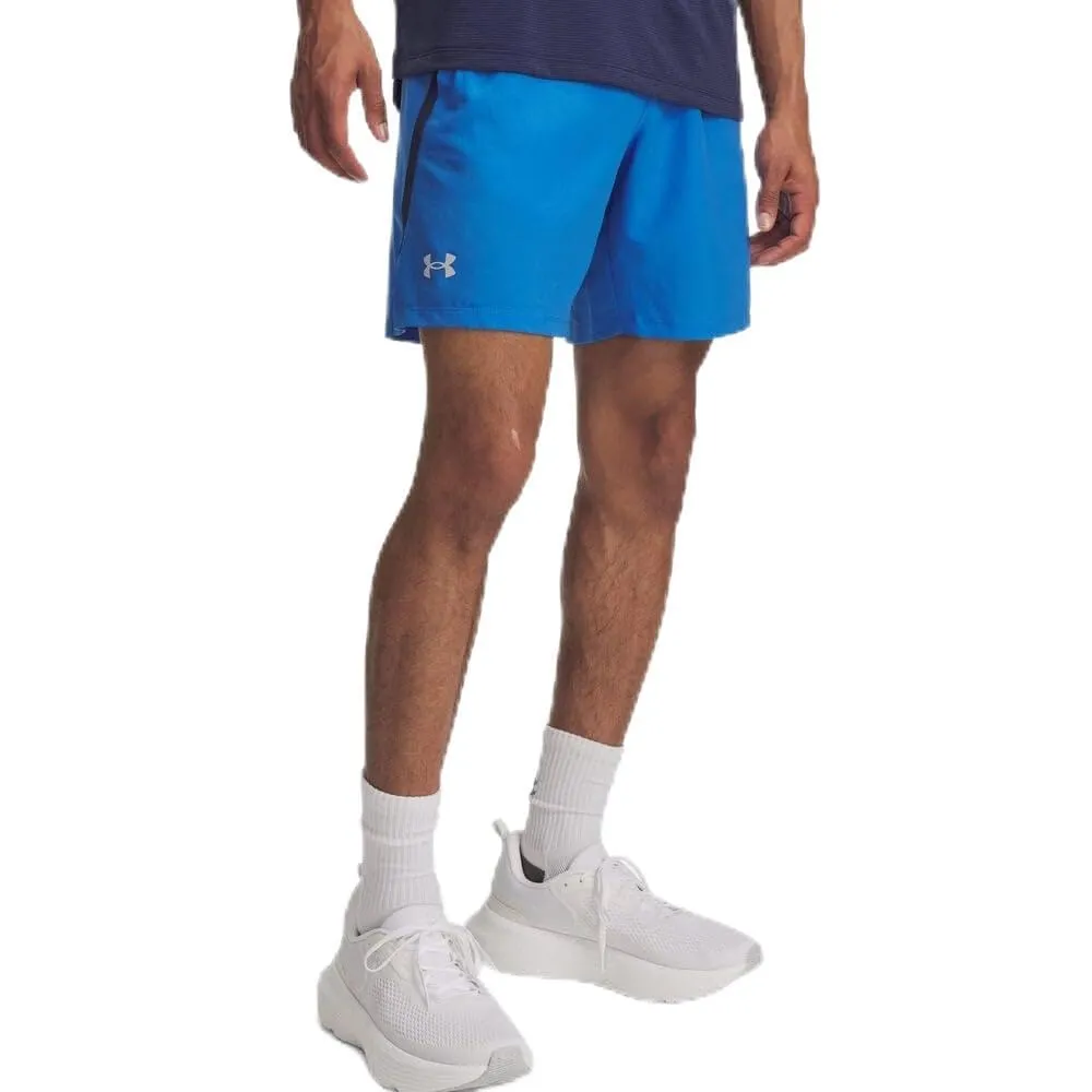 Under Armour Men's Launch 7'' Shorts Blue/Washed Navy/Reflective XS - immagine 1