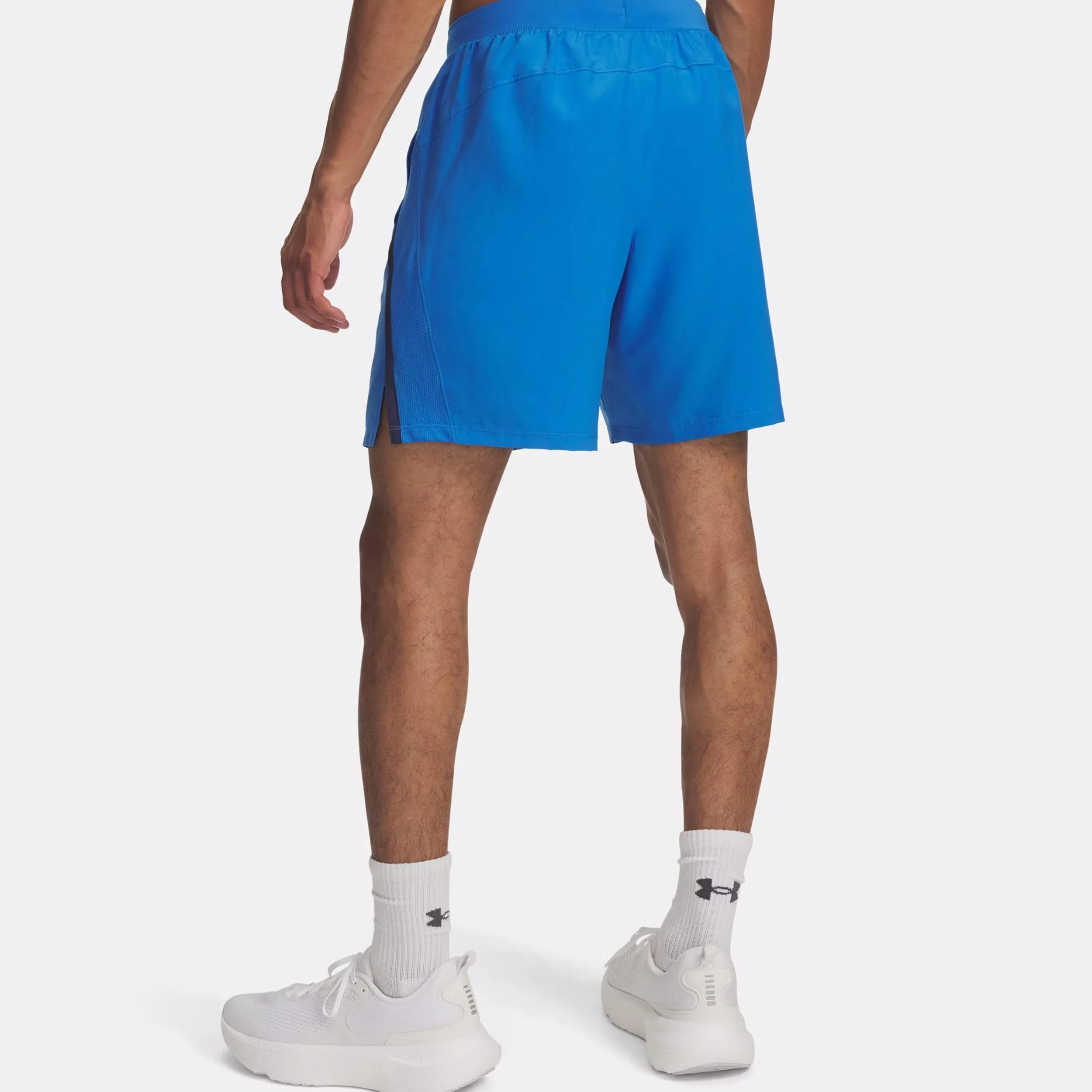 Under Armour Men's Launch 7'' Shorts Blue/Washed Navy/Reflective XS - immagine 2