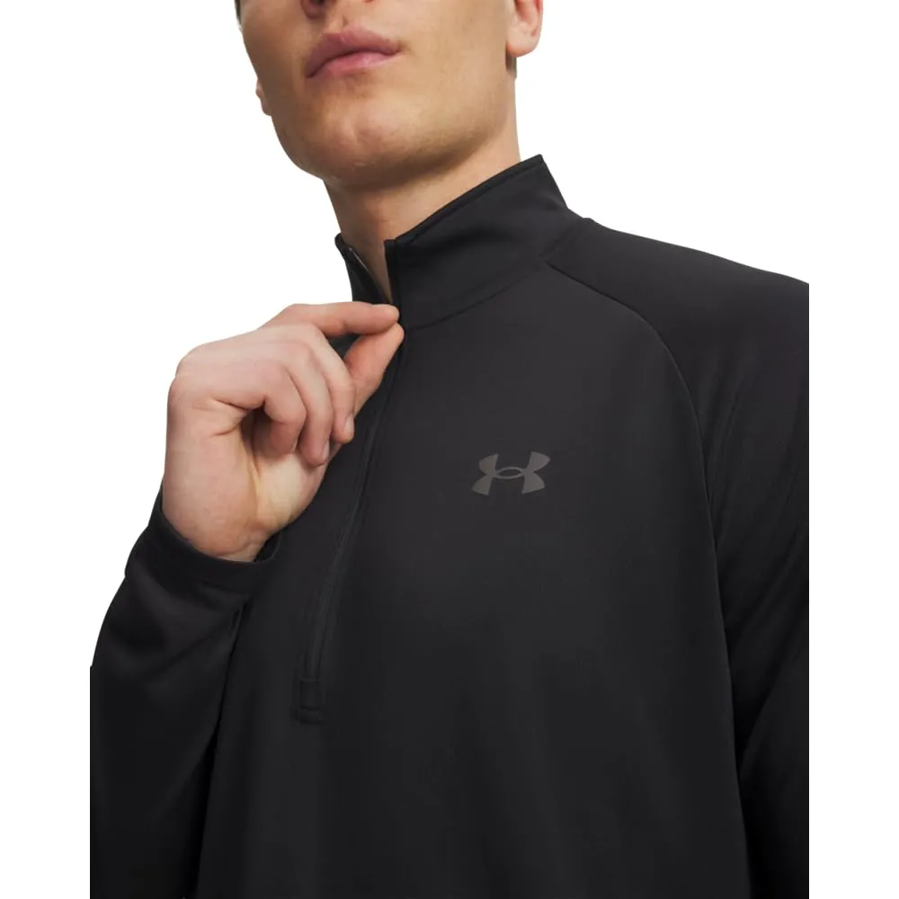 Under Armour Uomo Tech 2.0 1/2 Zip - Nero/Bianco - XL - immagine 3
