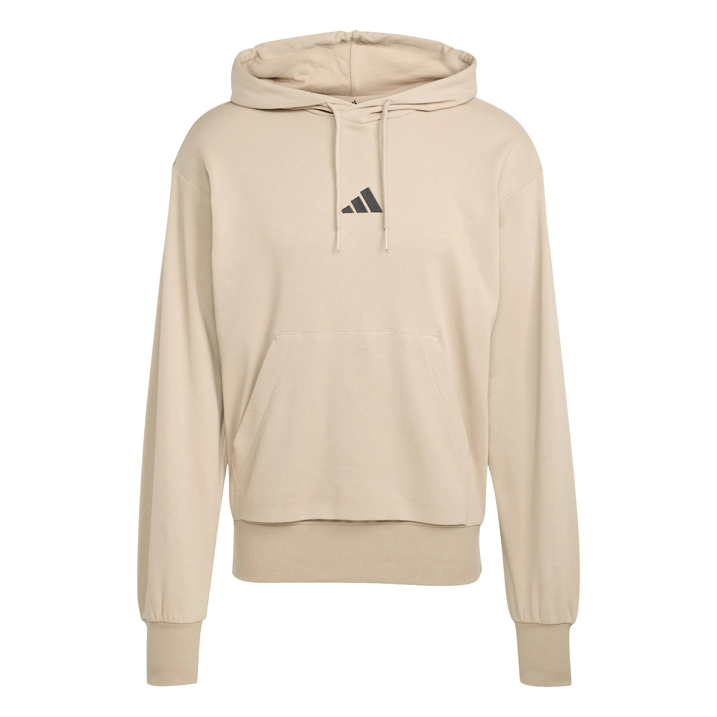 adidas Essentials Feelcozy French Terry Hoodie - Warm Sandstone/Black, S - immagine 1